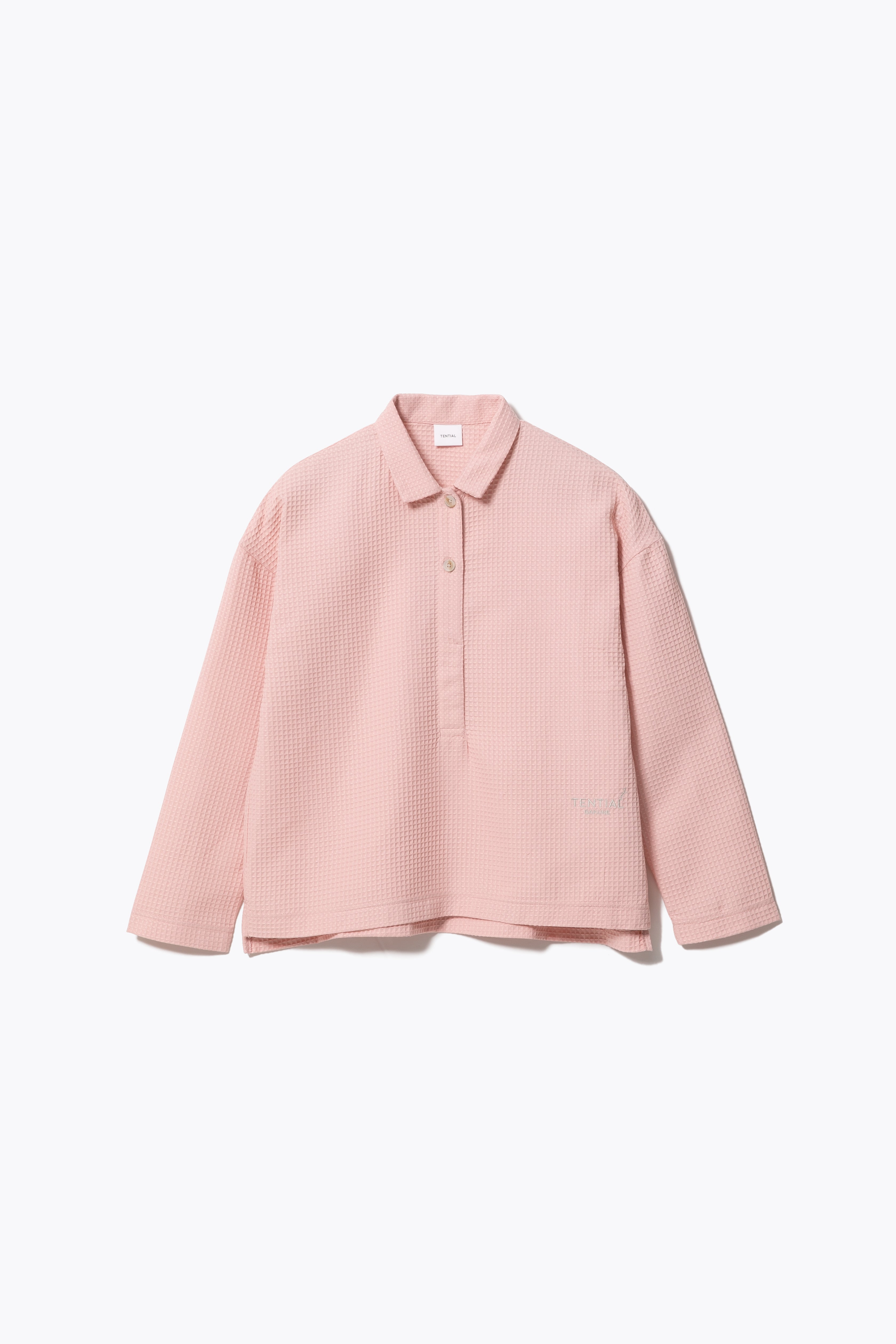 BAKUNE Waffle Women's Long Sleeve Button Down Pullover / Long Pants