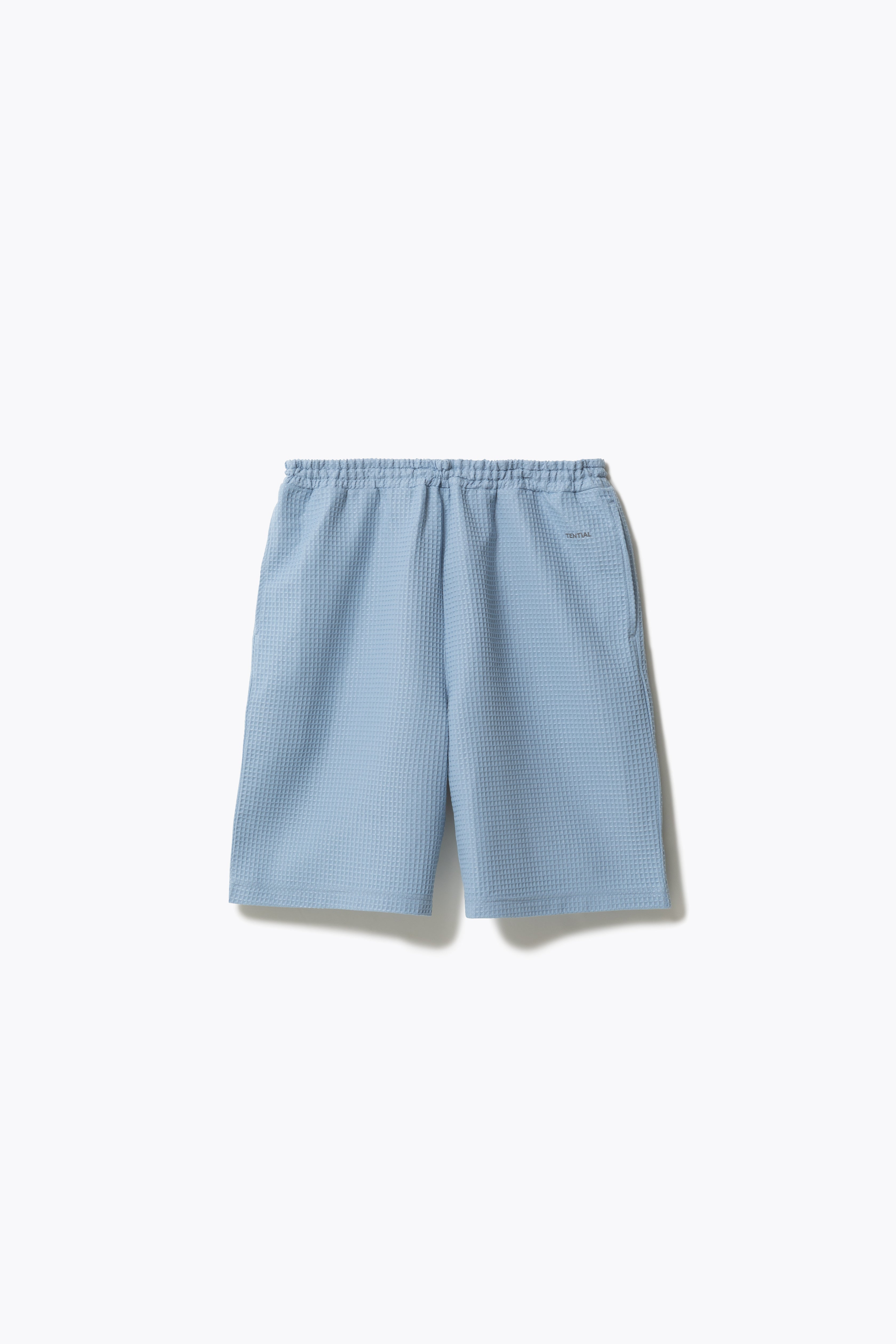 BAKUNE Waffle Men's Short Sleeve Button Down Pullover / Short Pants