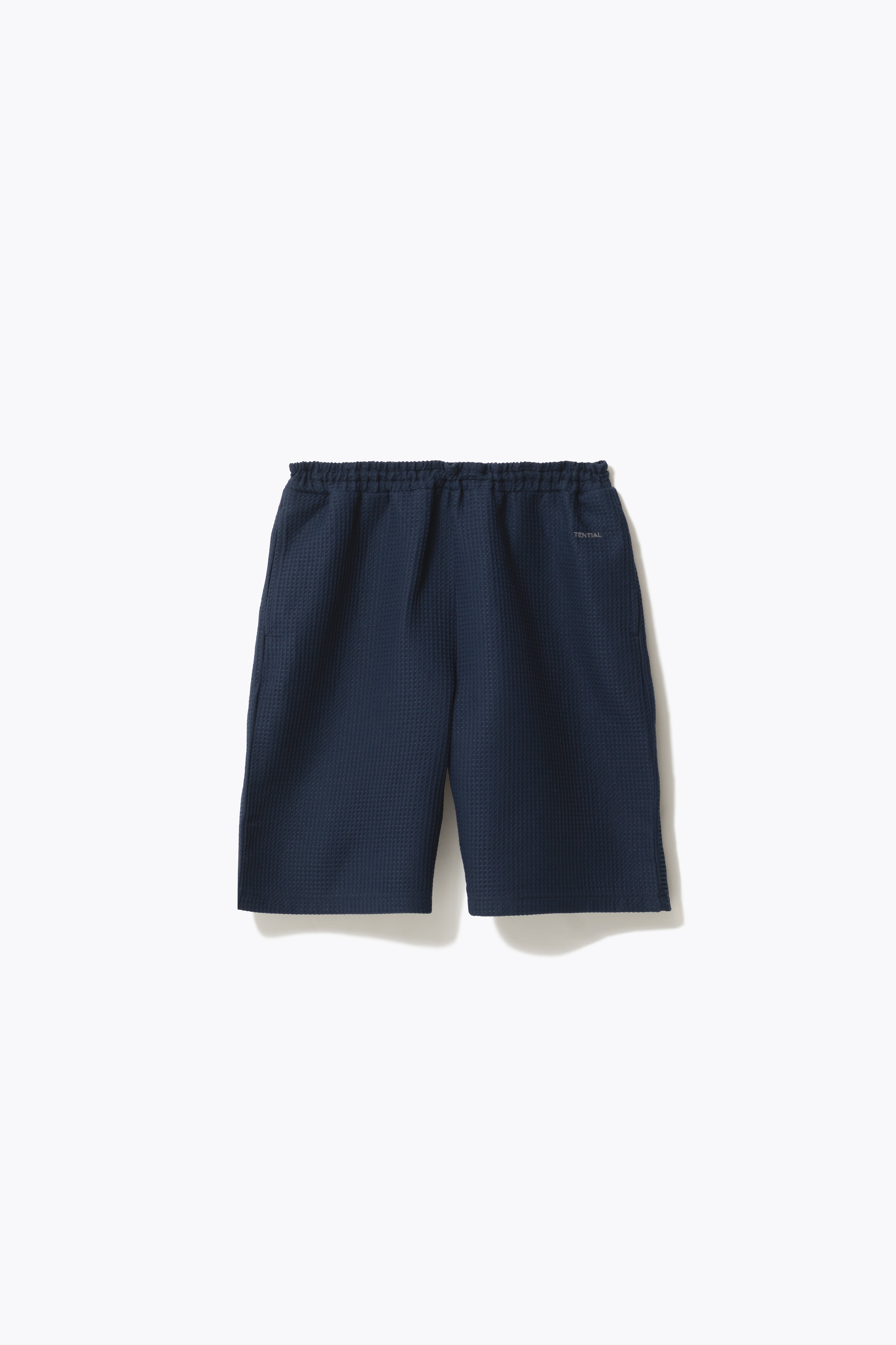 BAKUNE Waffle Men's Short Sleeve Button Down Pullover / Short Pants