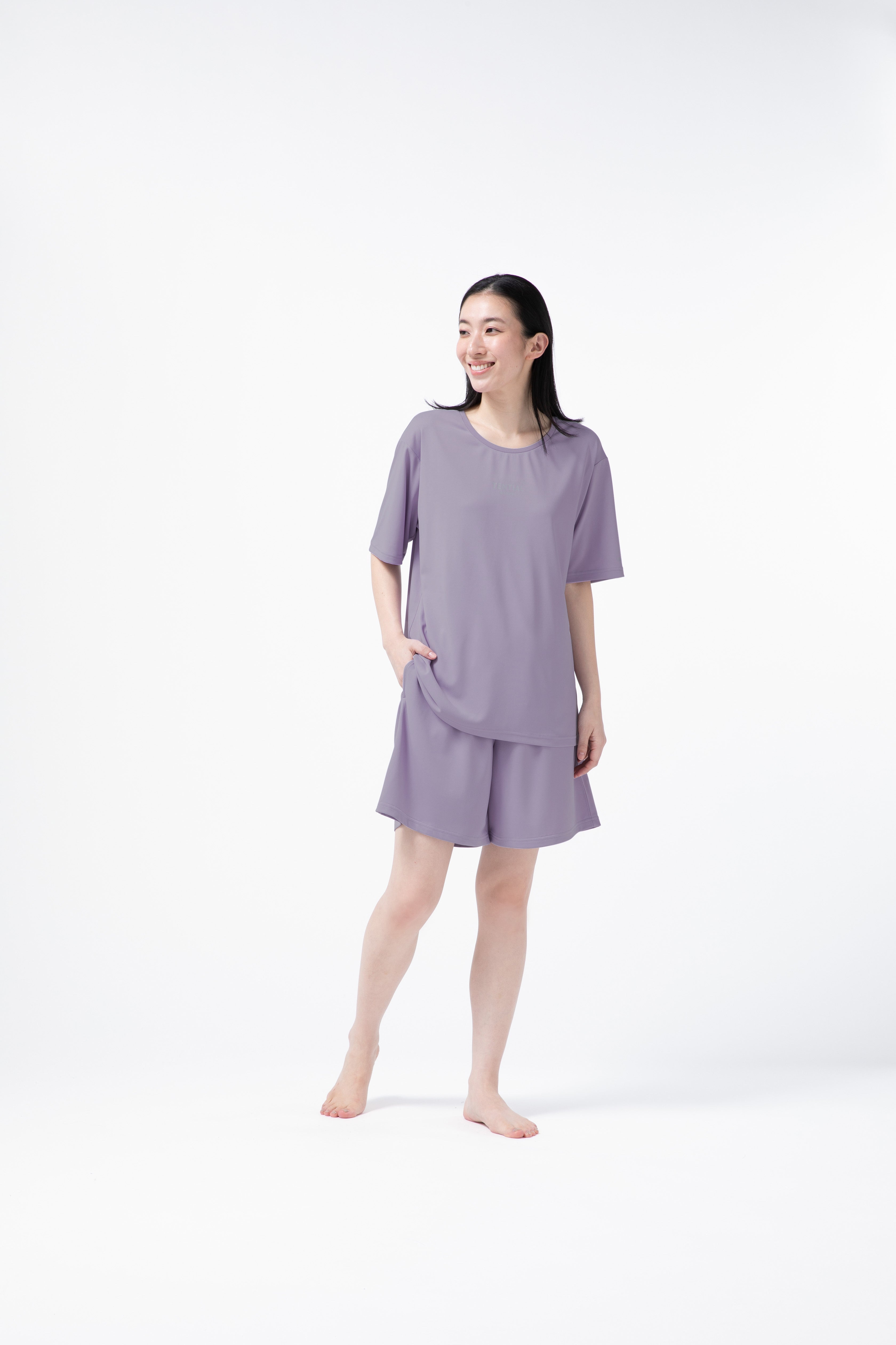 BAKUNE Dry Women's Short Sleeve T-Shirt / Short Pants