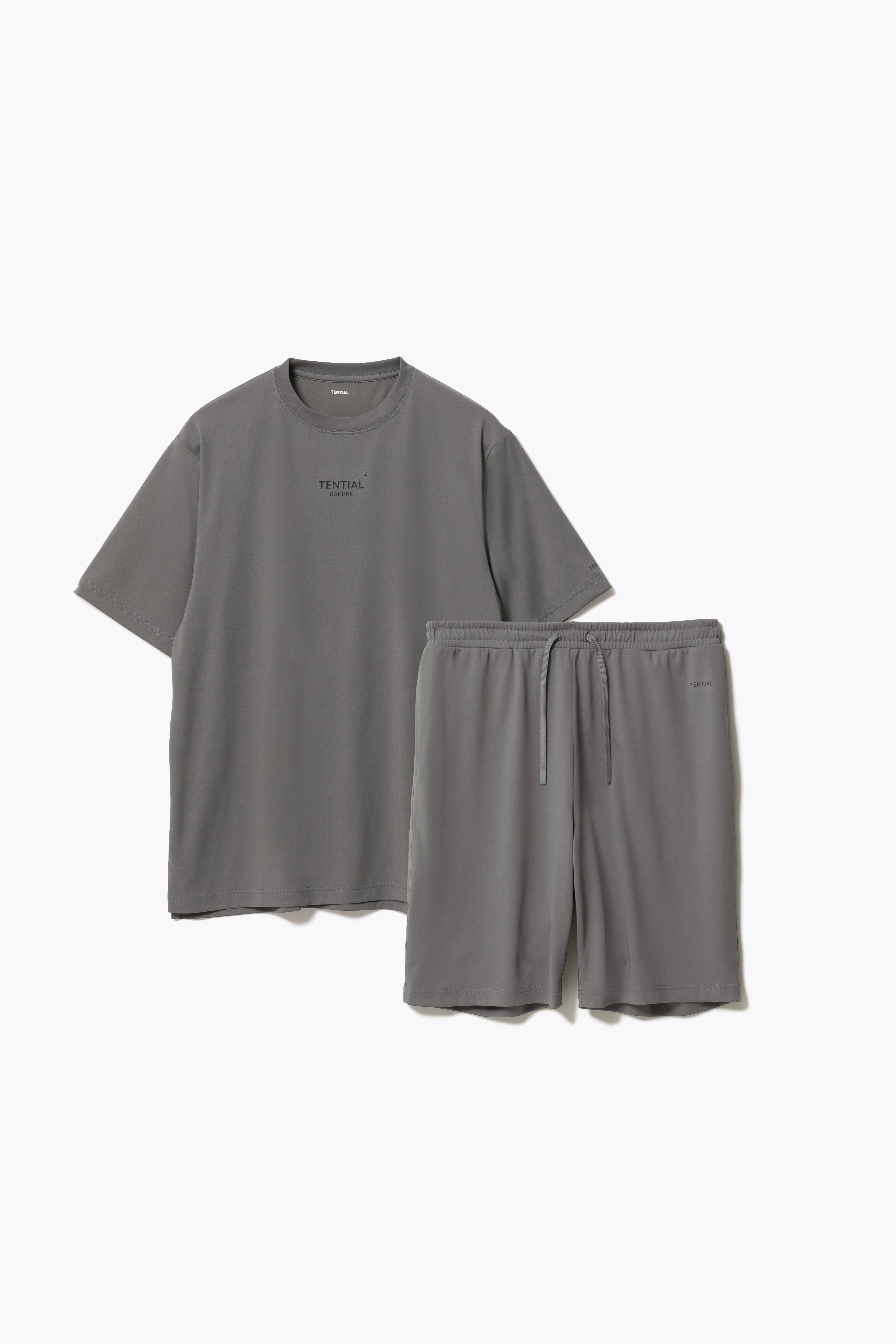 BAKUNE Dry Men's Short Sleeve T-Shirt / Short Pants