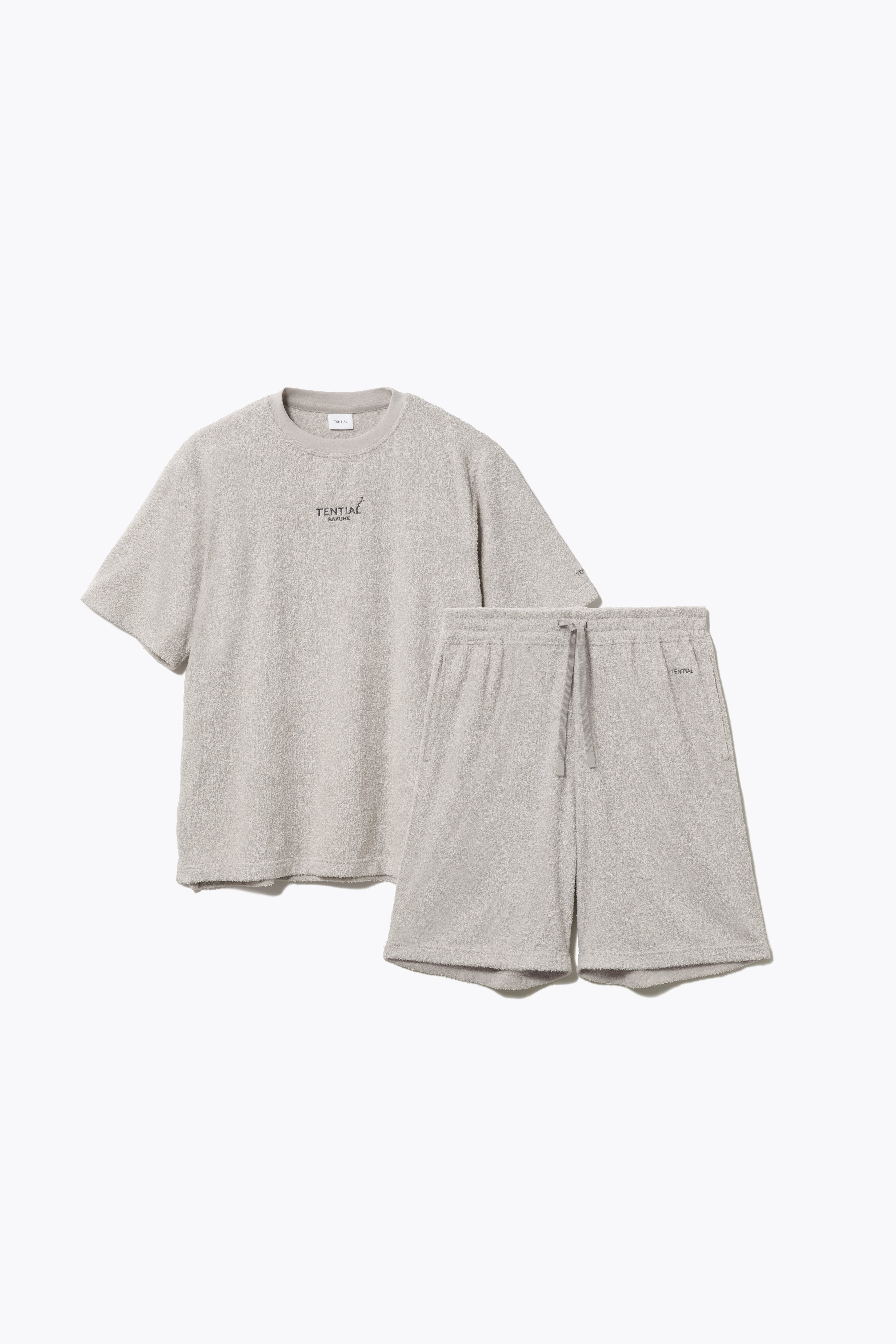BAKUNE Pile Short Sleeve T-Shirt / Short Pants