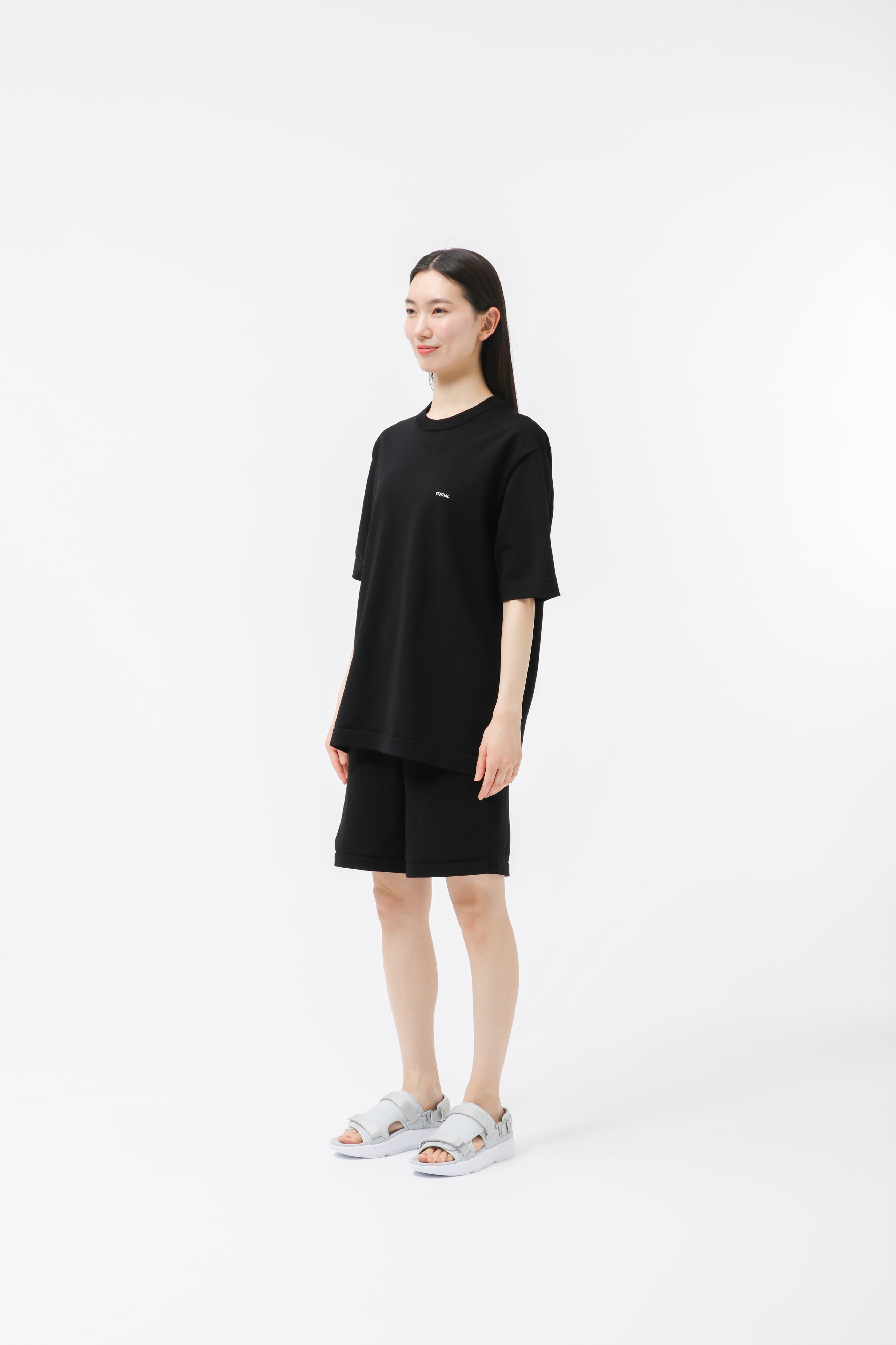 MIGARU Light Knit Short Sleeve T-Shirt / Short Pants