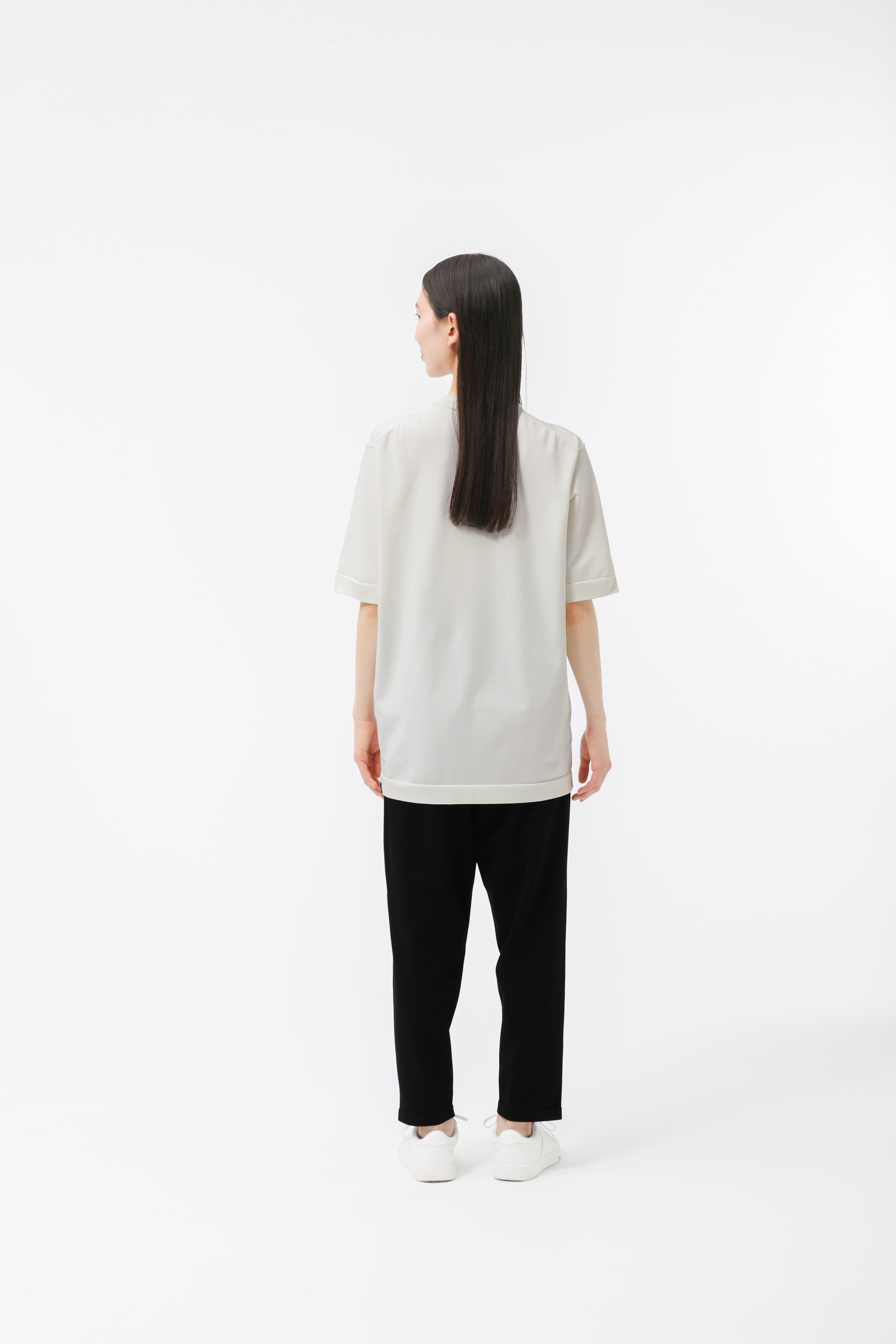 MIGARU Light Knit Short Sleeve T-Shirt / Long Pants