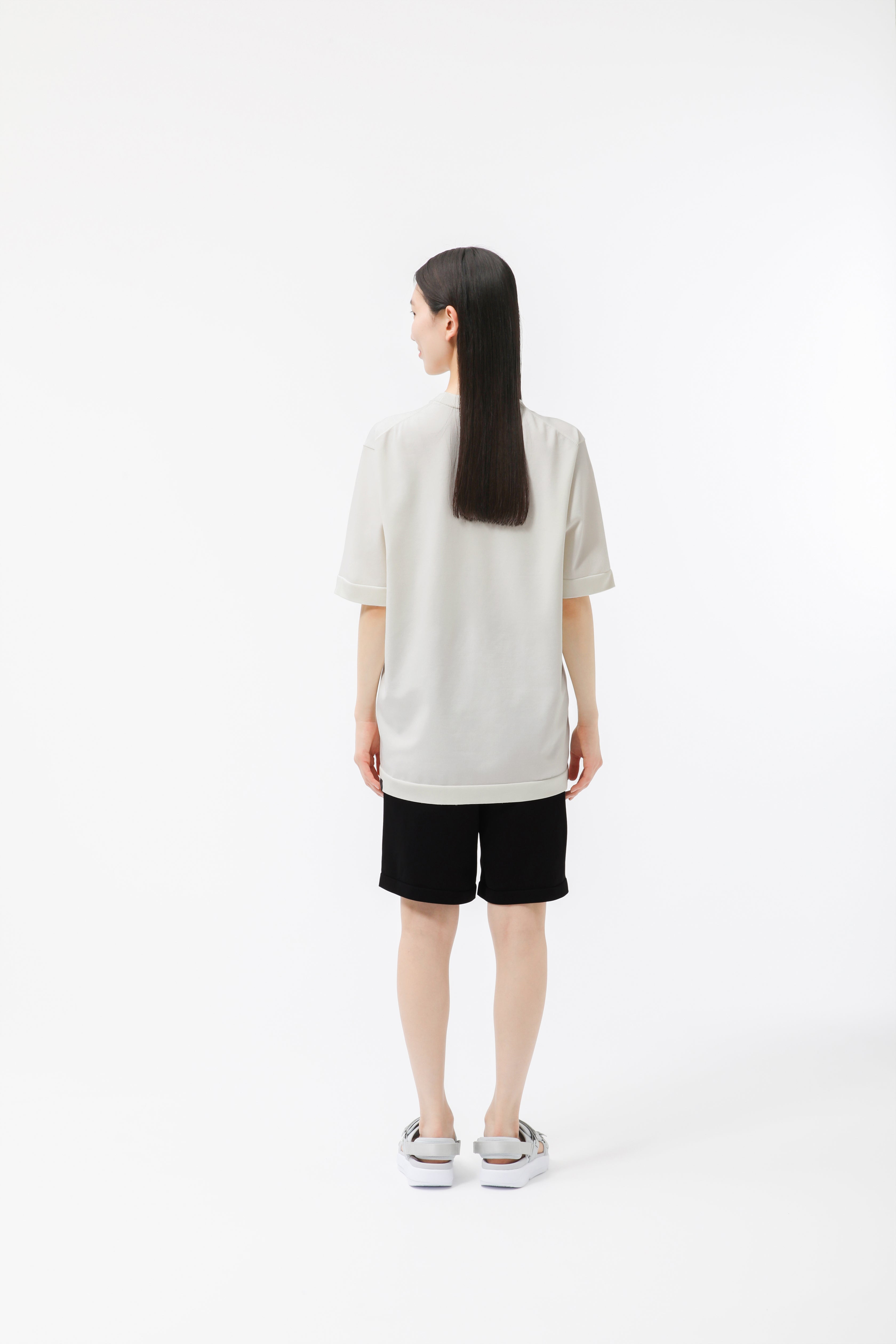 MIGARU Light Knit Short Sleeve T-Shirt / Short Pants