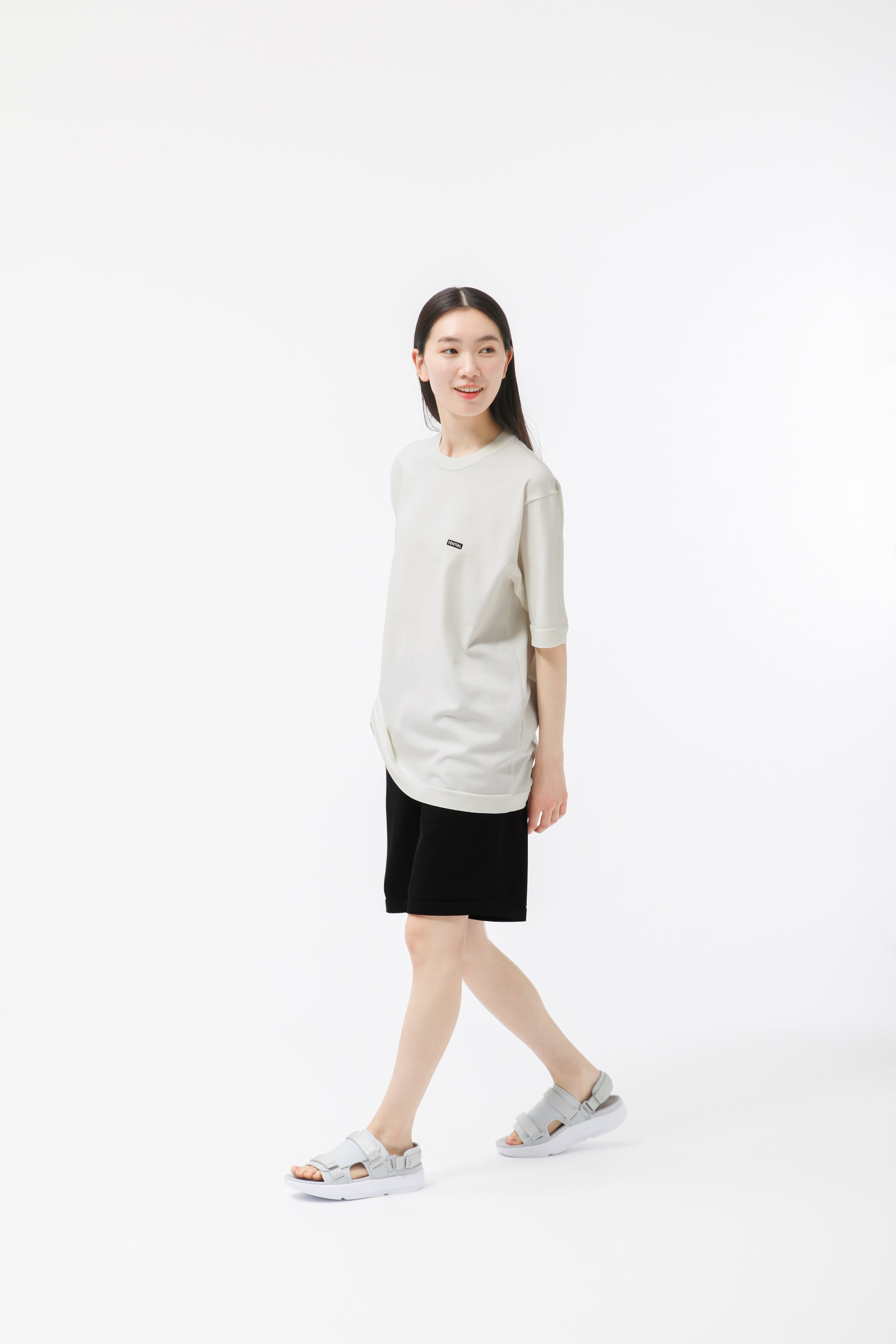 MIGARU Light Knit Short Sleeve T-Shirt / Short Pants