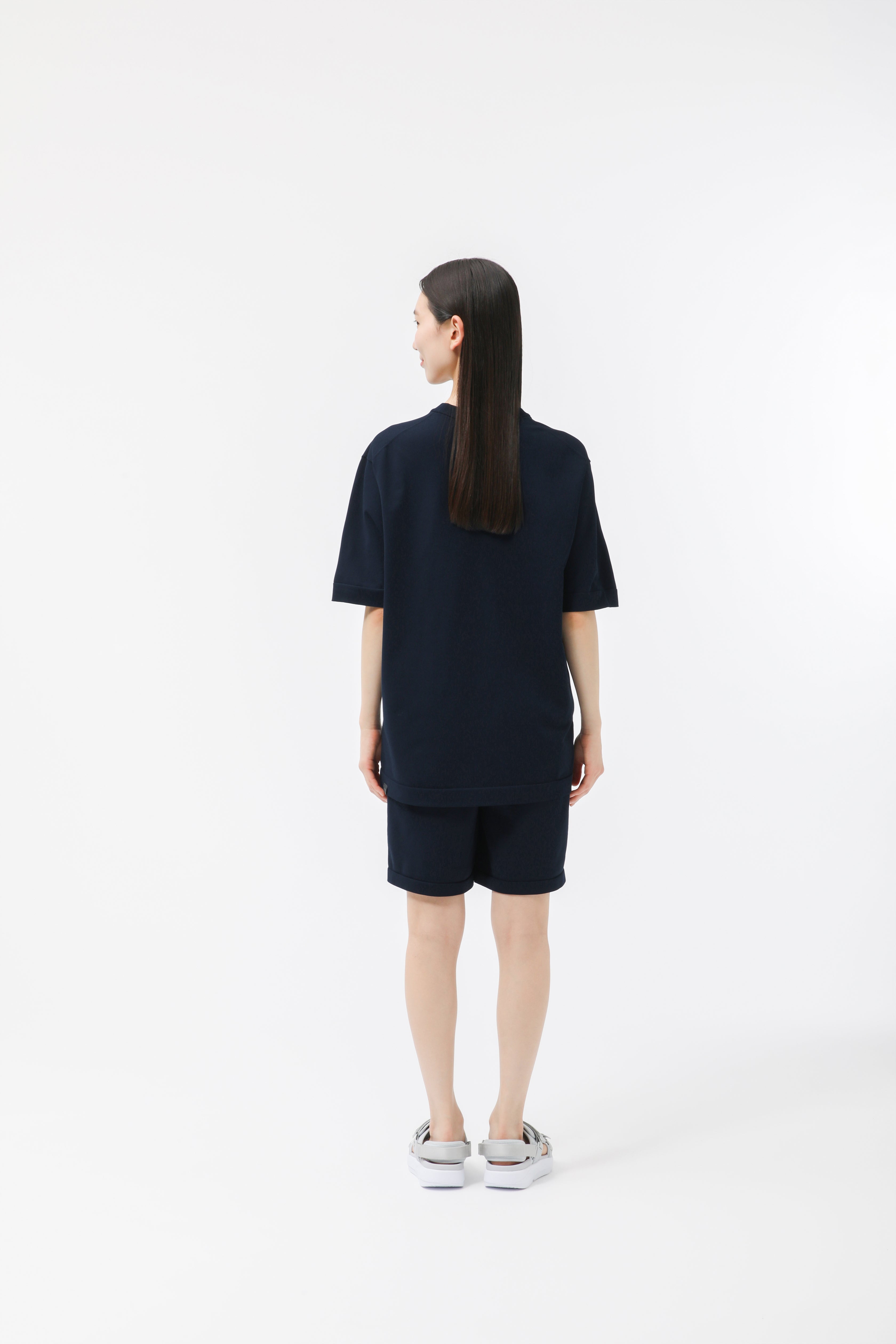 MIGARU Light Knit Short Sleeve T-Shirt / Short Pants