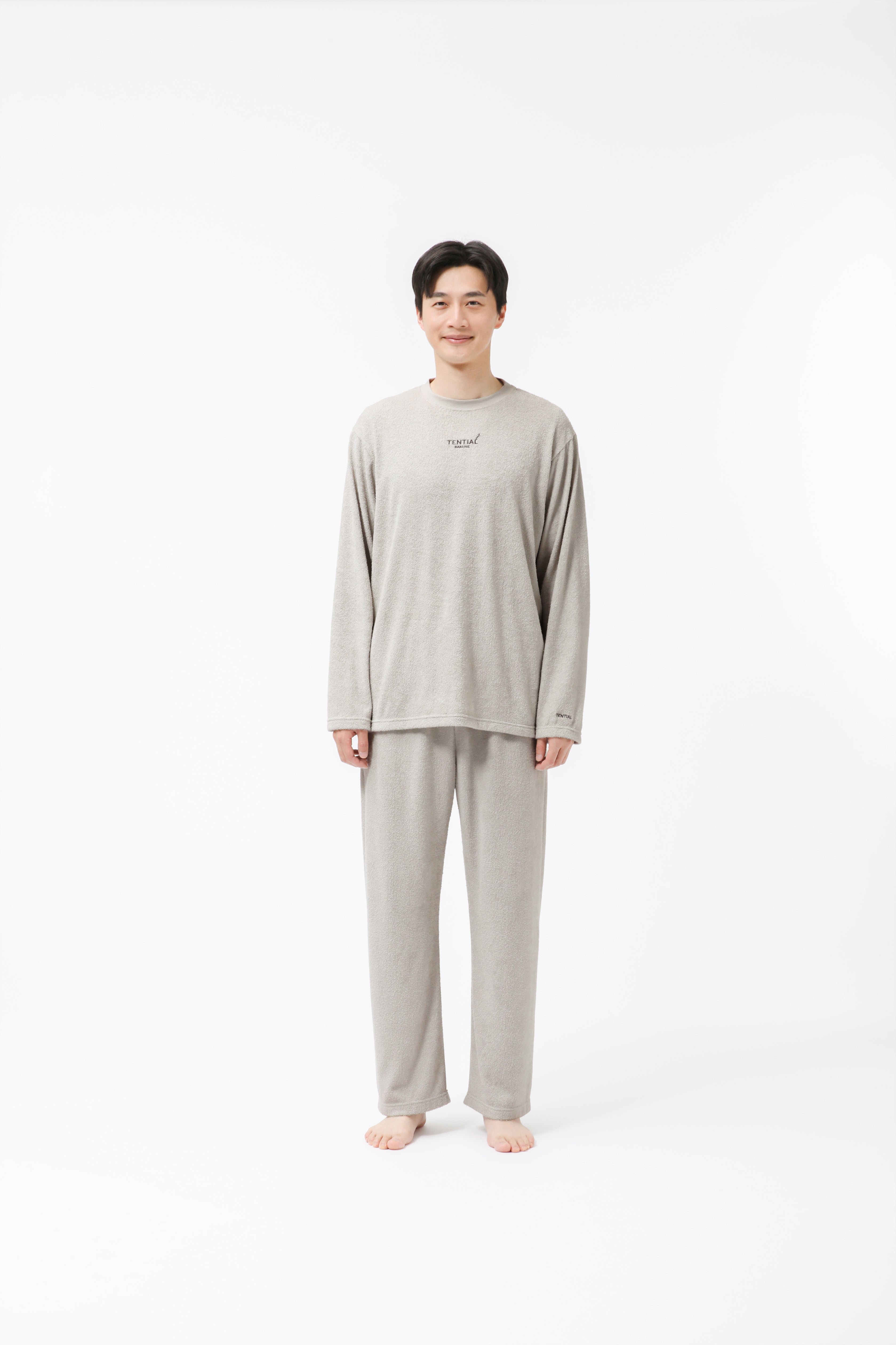 BAKUNE Pile Long Sleeve T-Shirt / Long Pants