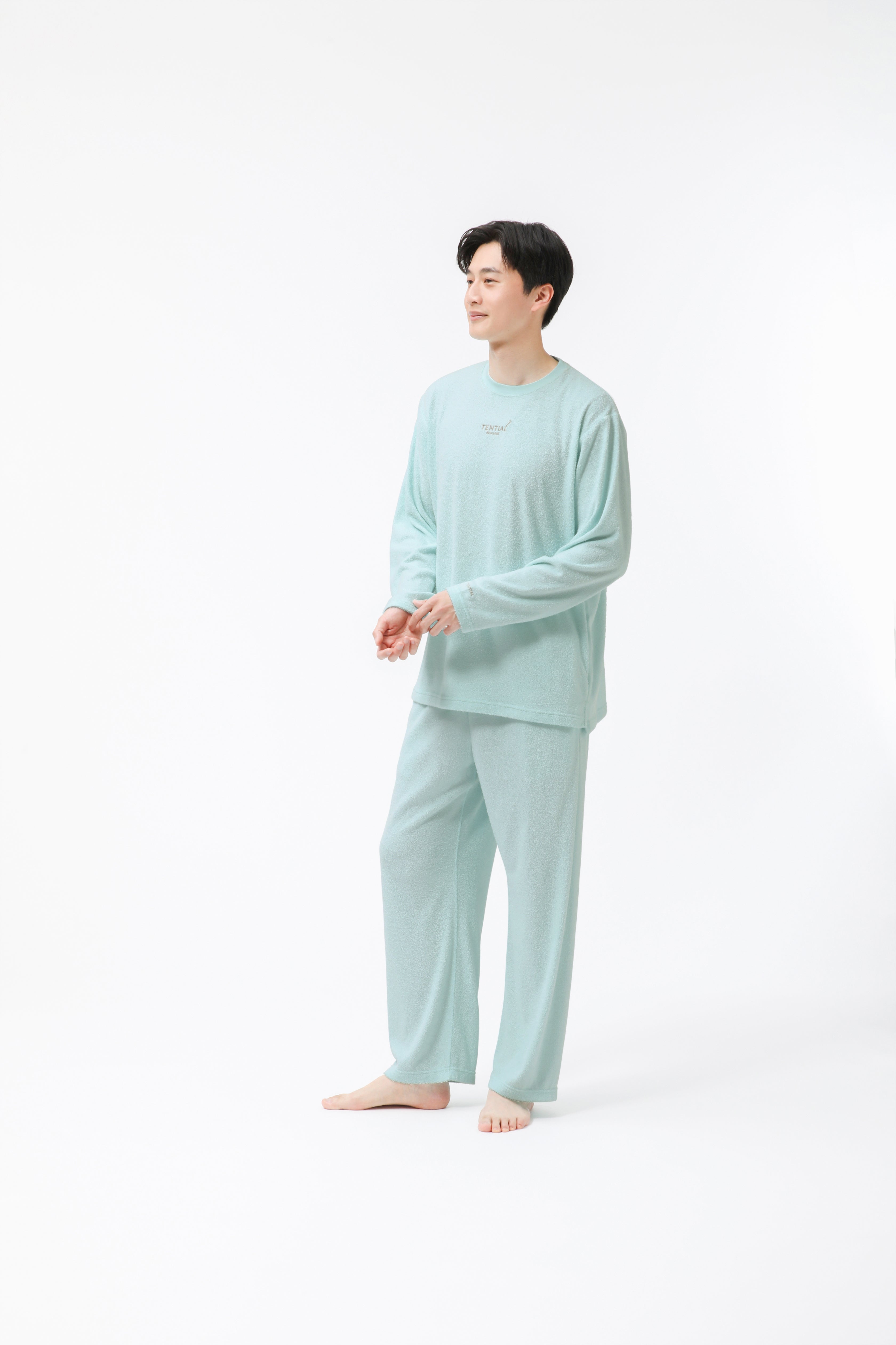 BAKUNE Pile Long Sleeve T-Shirt / Long Pants