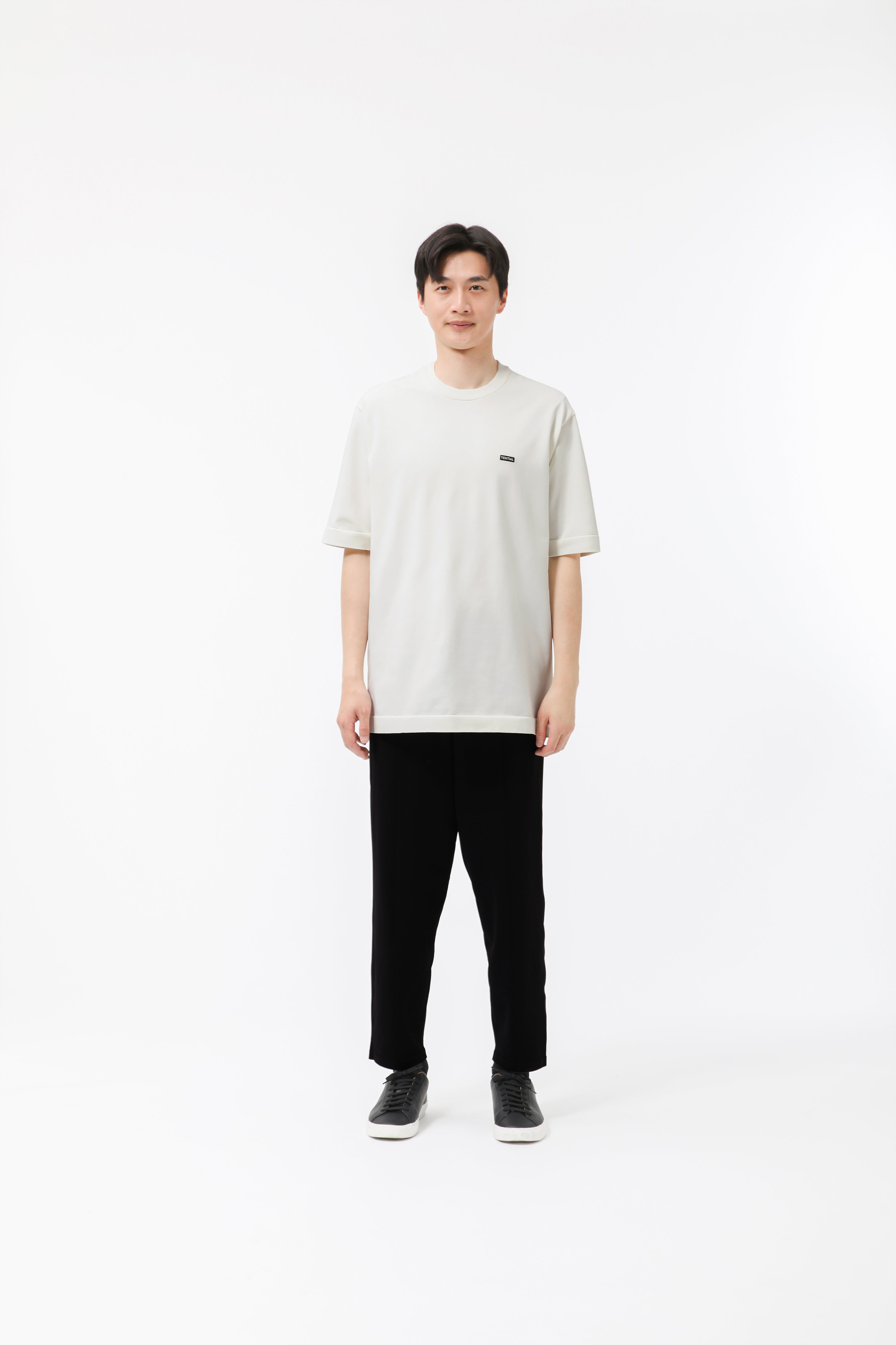 MIGARU Light Knit Short Sleeve T-Shirt / Long Pants