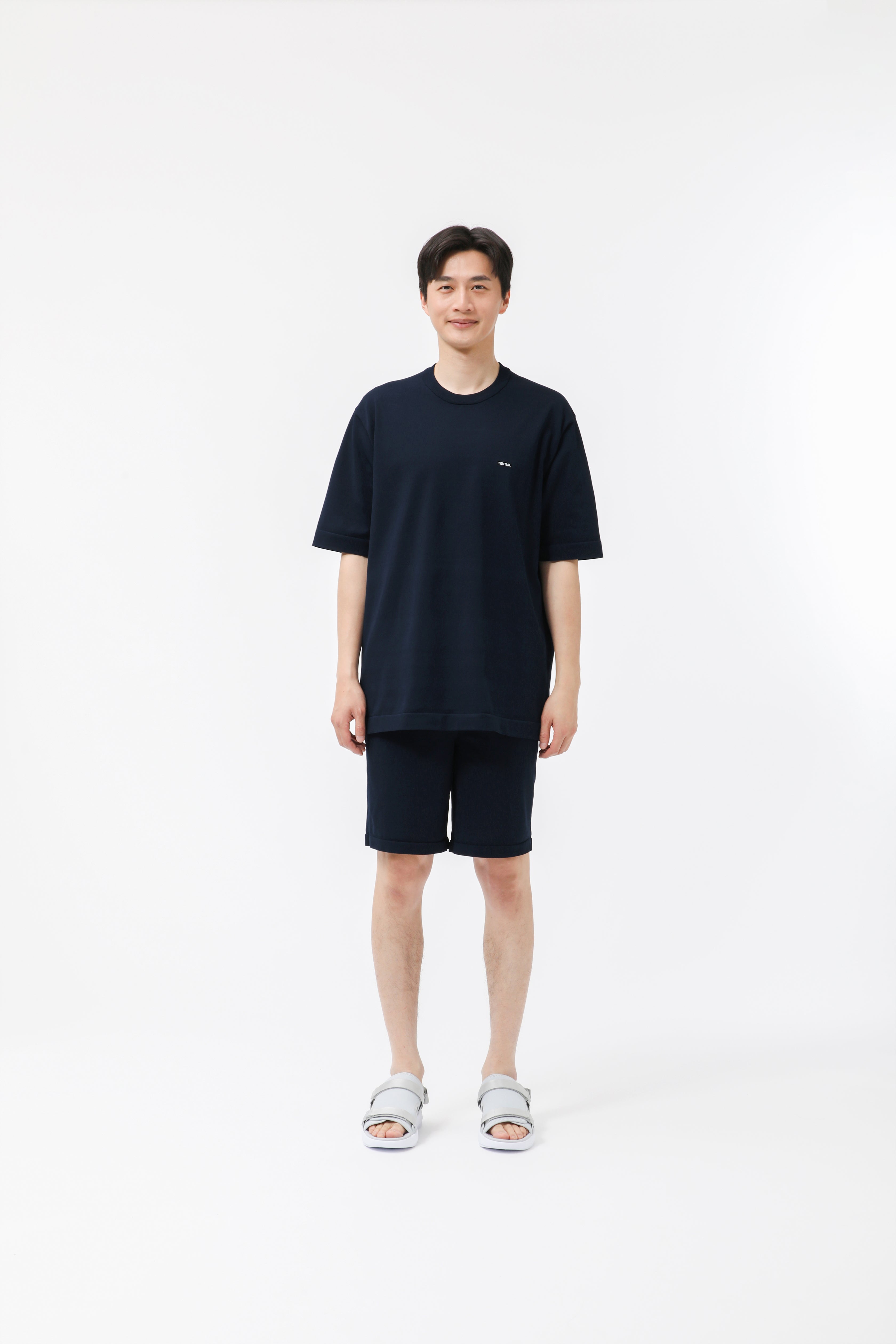MIGARU Light Knit Short Sleeve T-Shirt / Short Pants