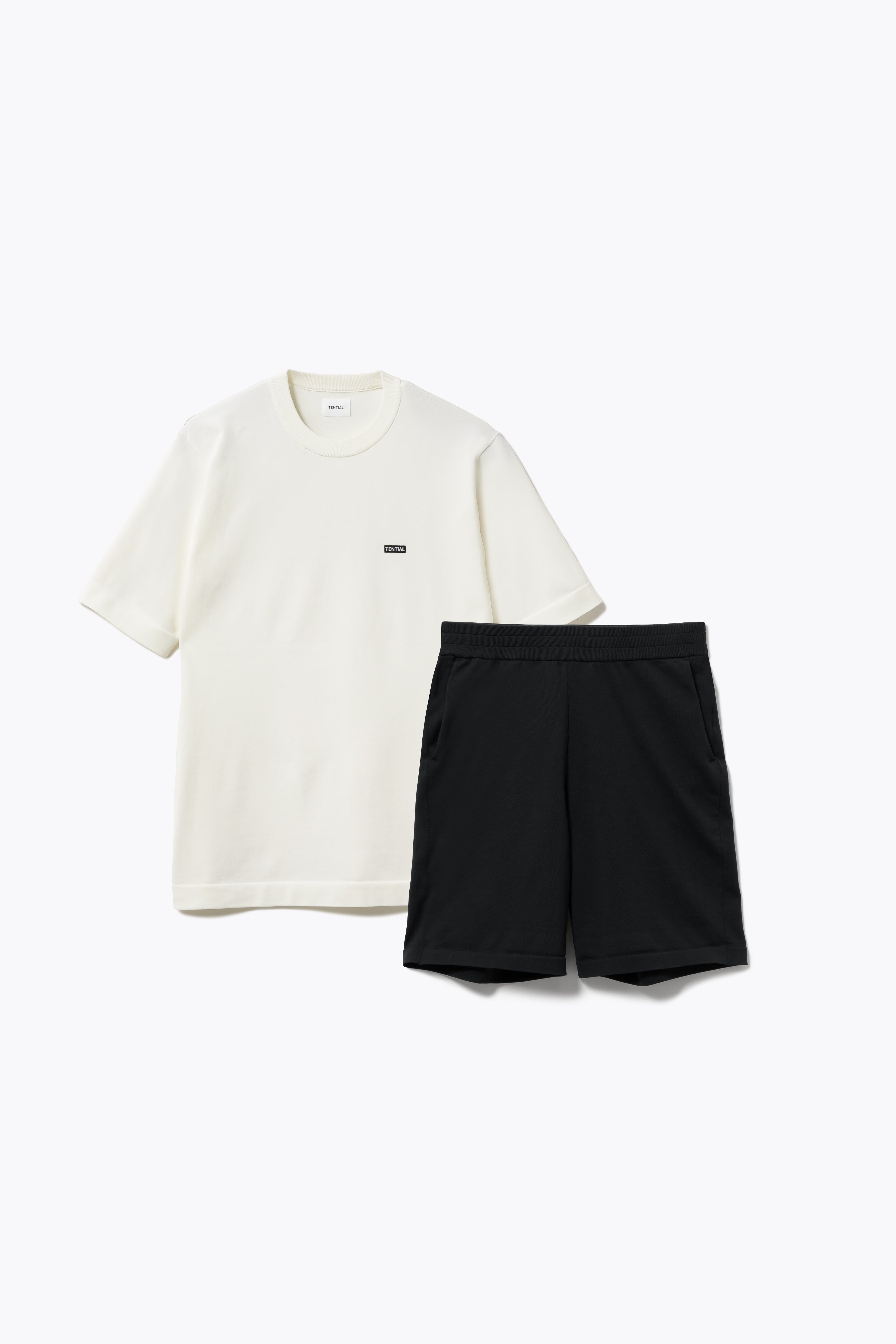 MIGARU Light Knit Short Sleeve T-Shirt / Short Pants