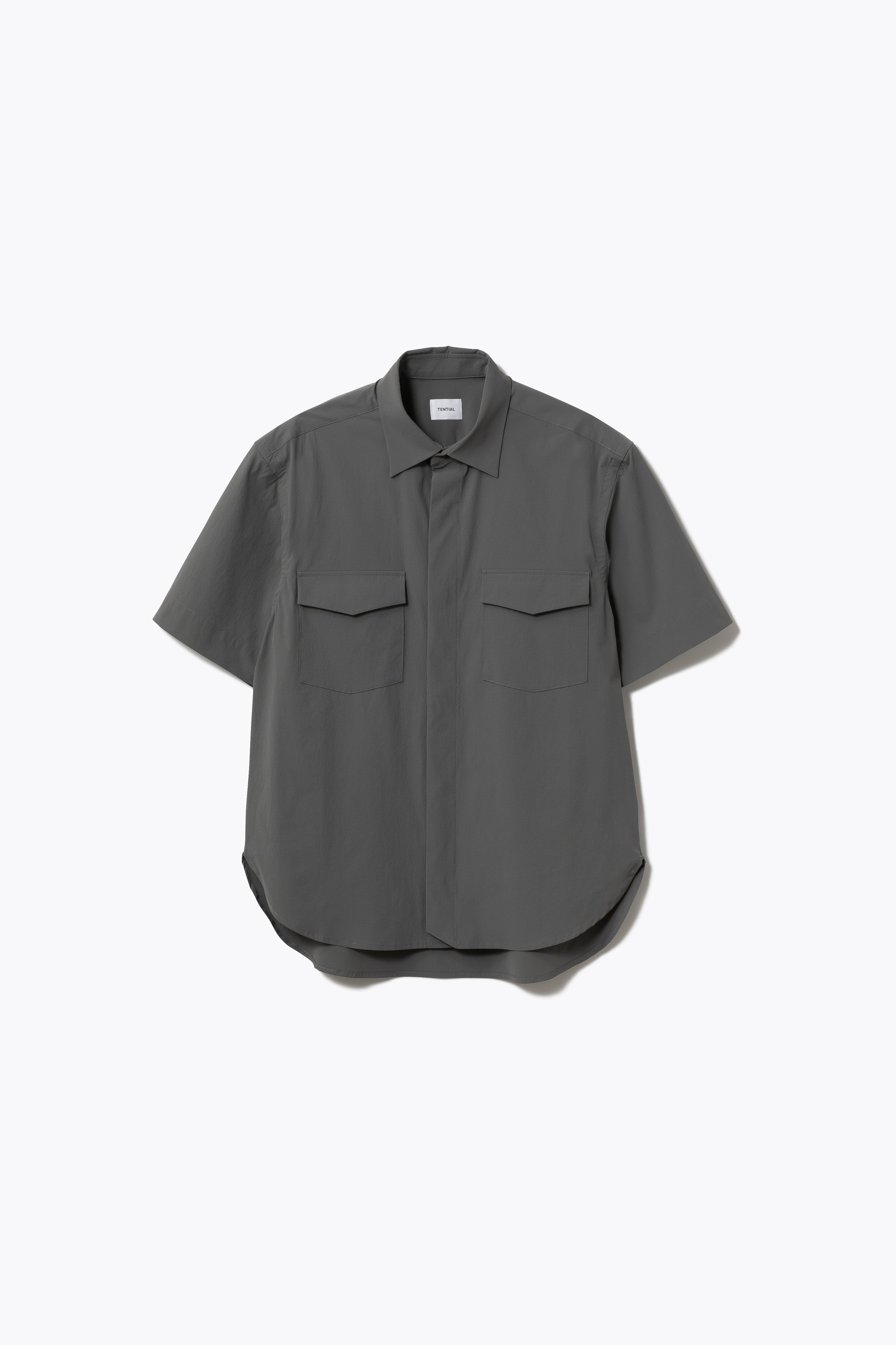 MIGARU Seersucker Short Sleeve Shirt / Long Pants