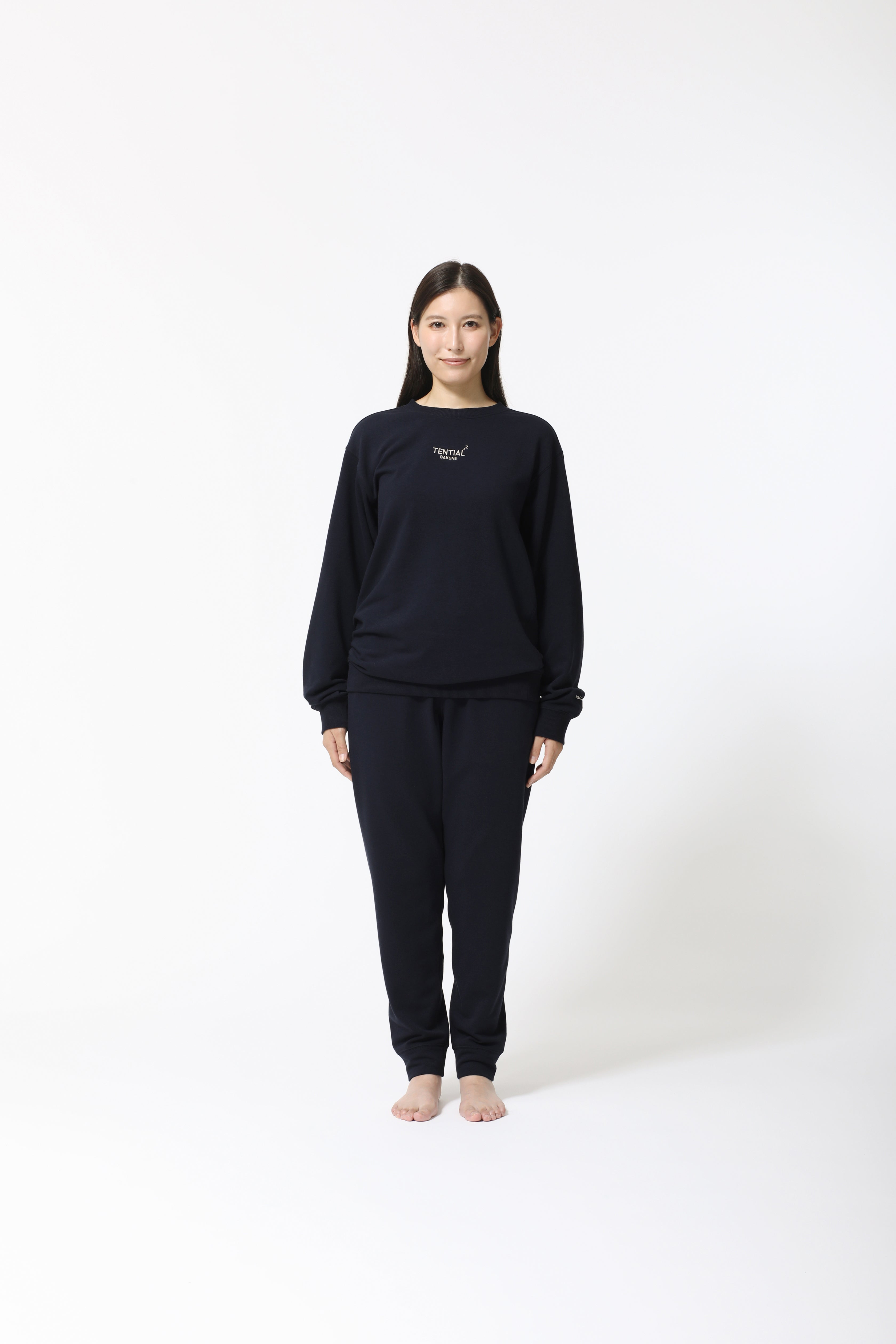 BAKUNE Sweat Women's Long Sleeve Crew Neck / Long Pants