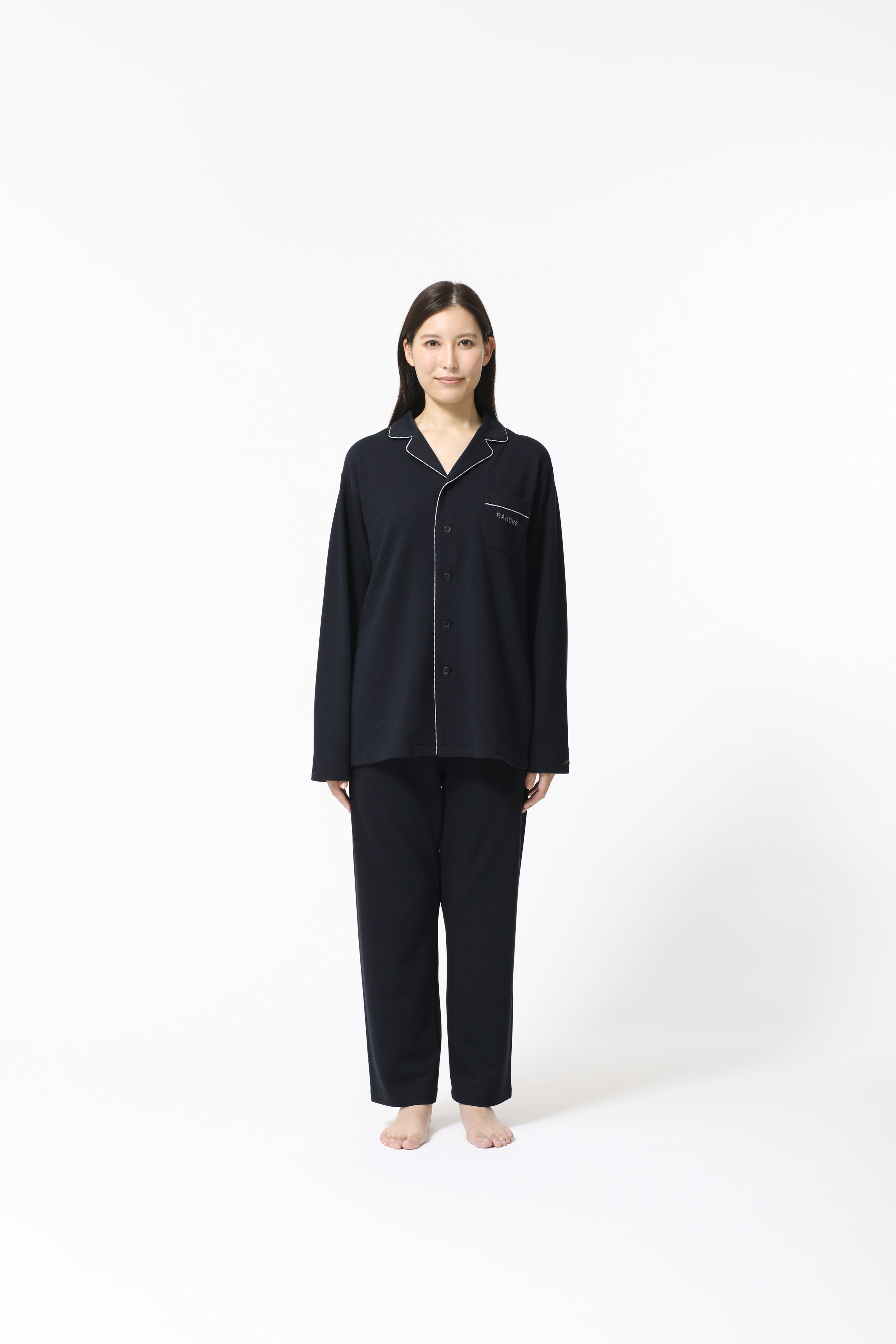 BAKUNE Pajamas Sweat Long Sleeve / Long Pants
