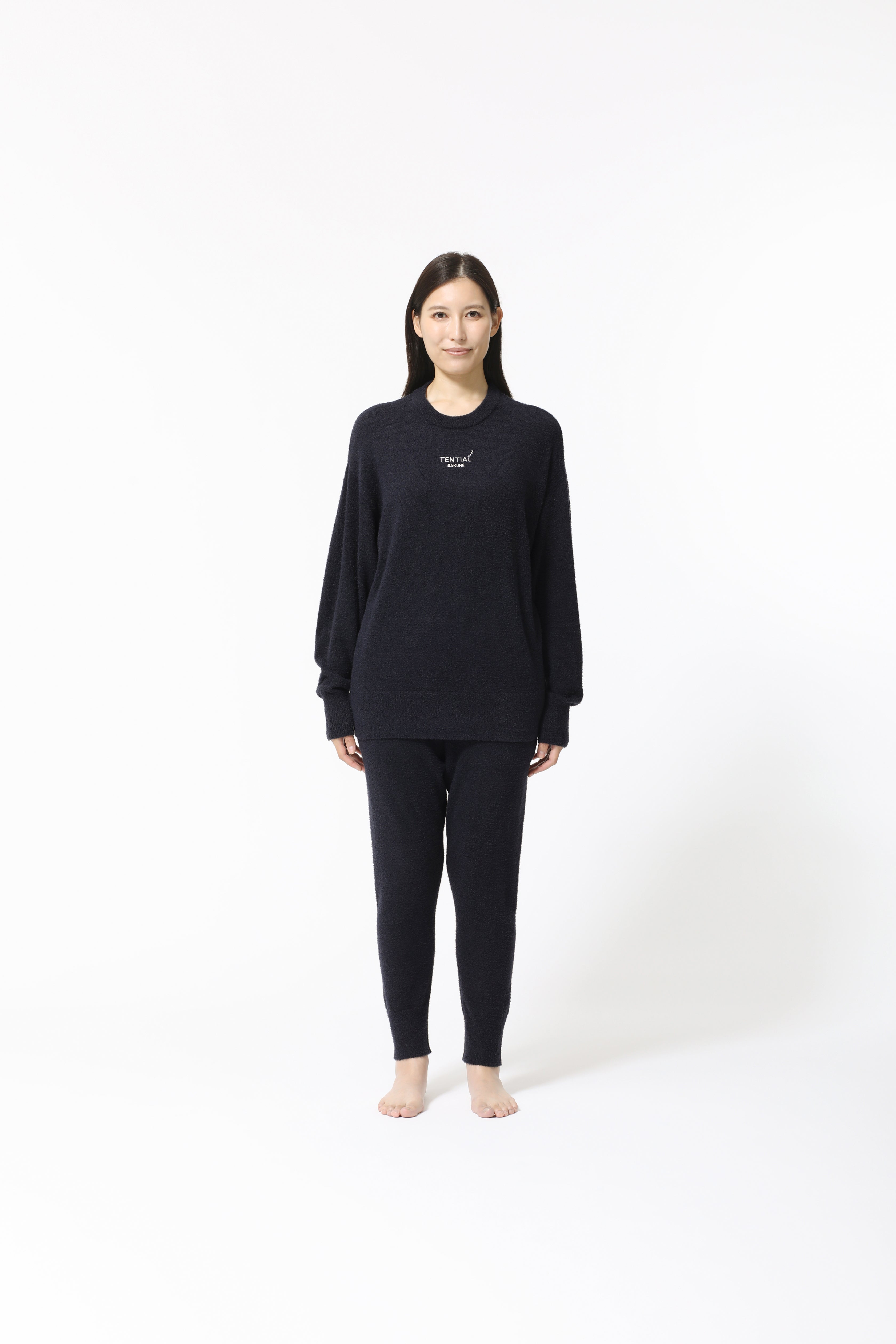 BAKUNE Soft Knit Long Sleeve Crew Neck / Long Pants