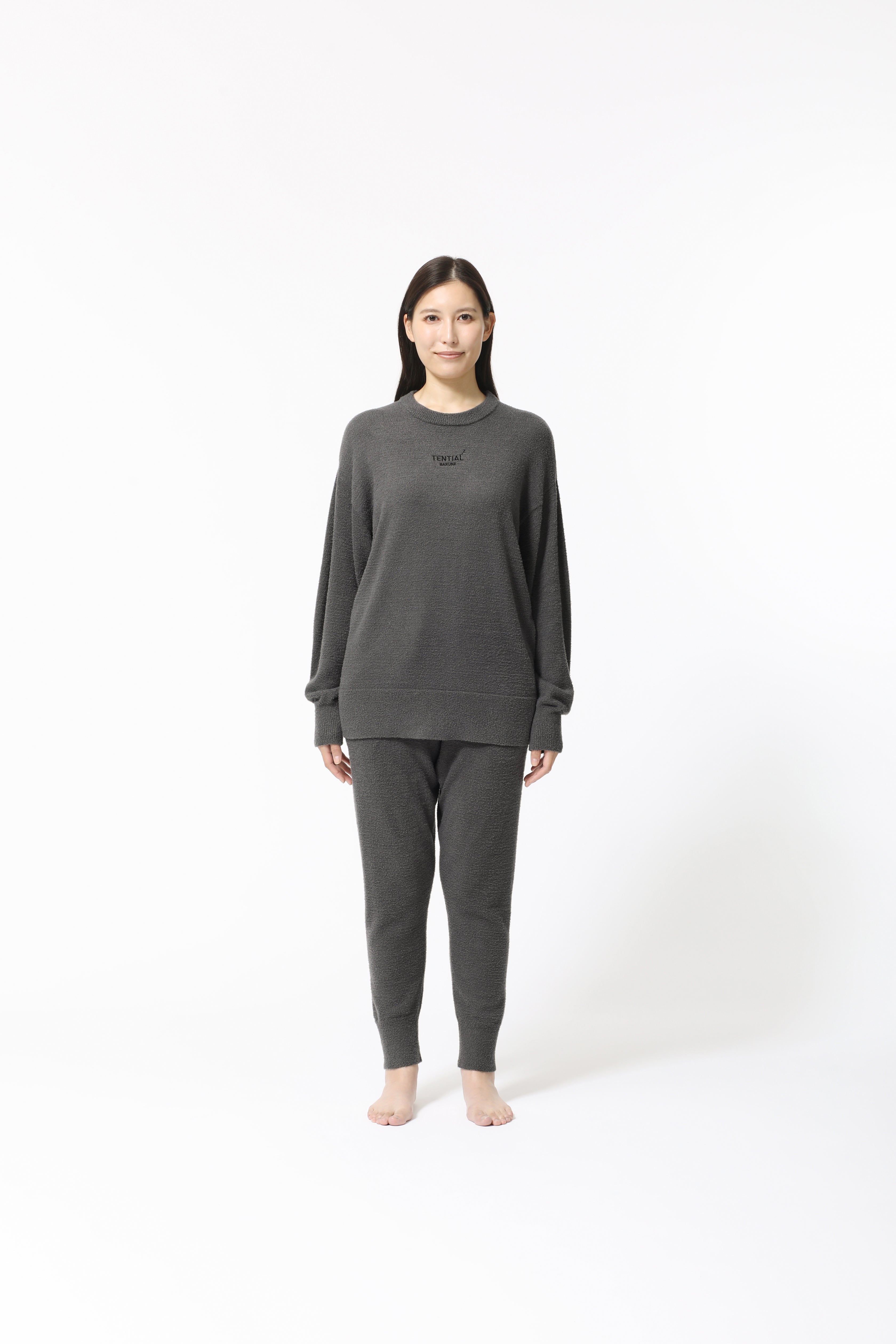 BAKUNE Soft Knit Long Sleeve Crew Neck / Long Pants