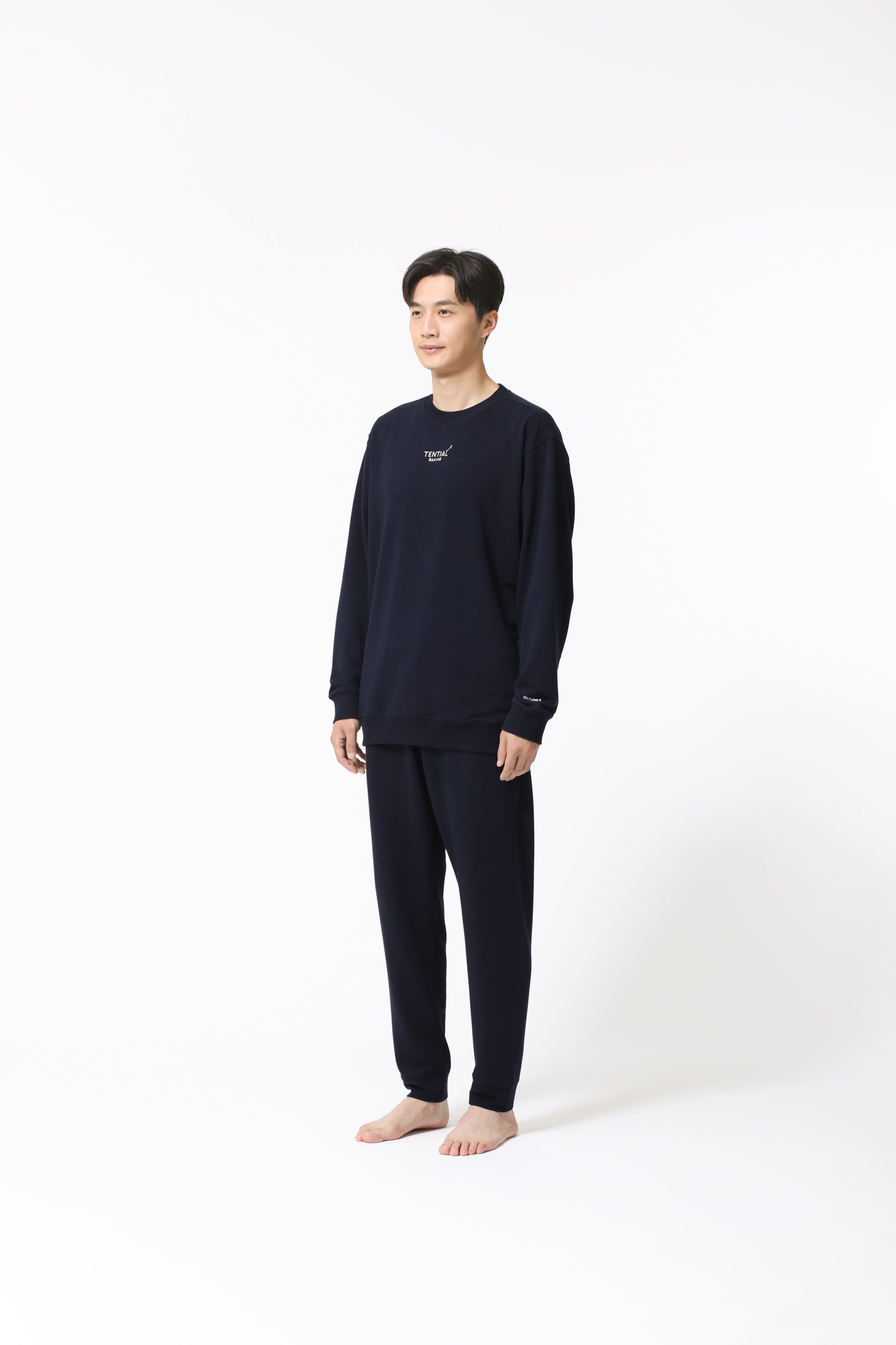 BAKUNE Sweat Men's Long Sleeve Crew Neck / Long Pants