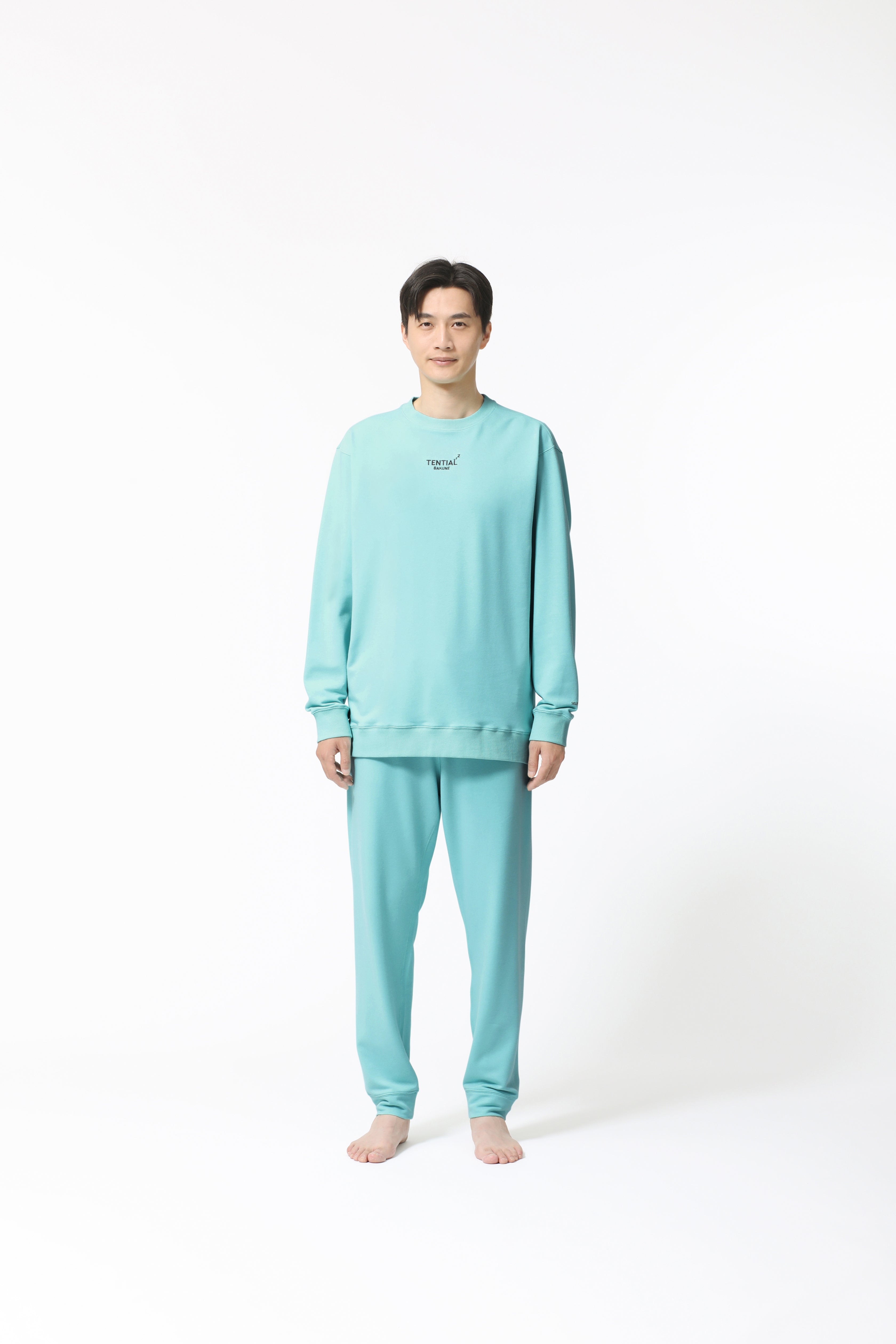 BAKUNE Sweat Men's Long Sleeve Crew Neck / Long Pants