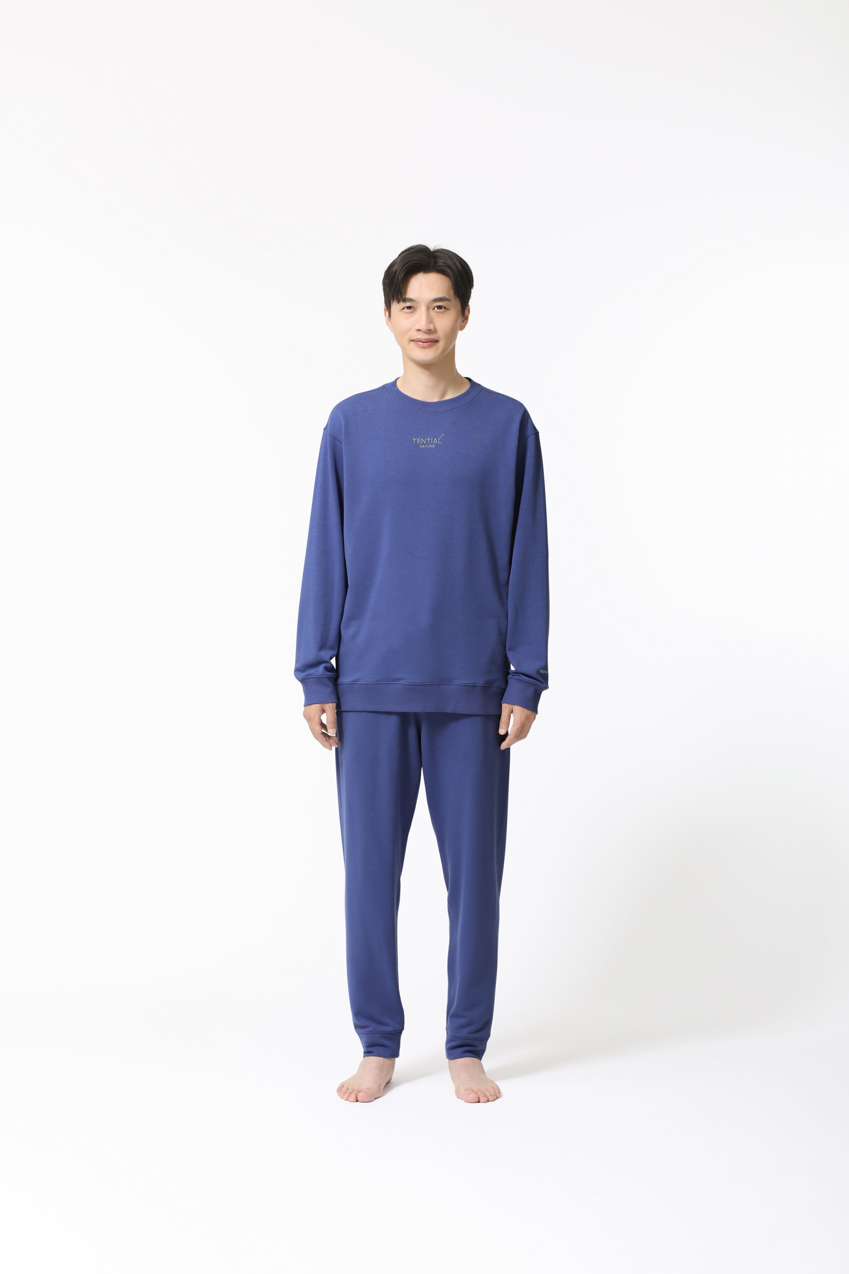 BAKUNE Sweat Men's Long Sleeve Crew Neck / Long Pants
