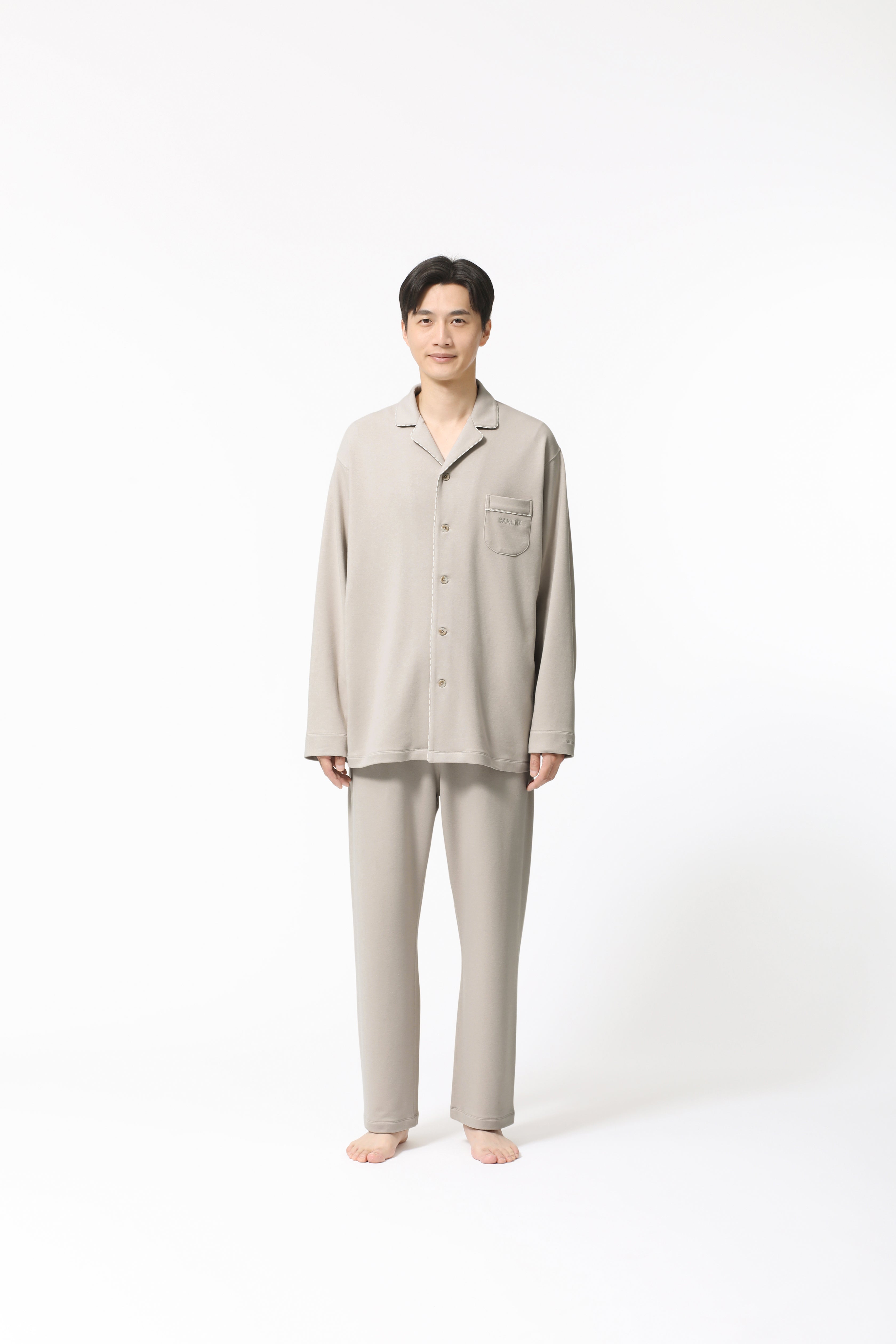 BAKUNE Pajamas Sweat Long Sleeve / Long Pants