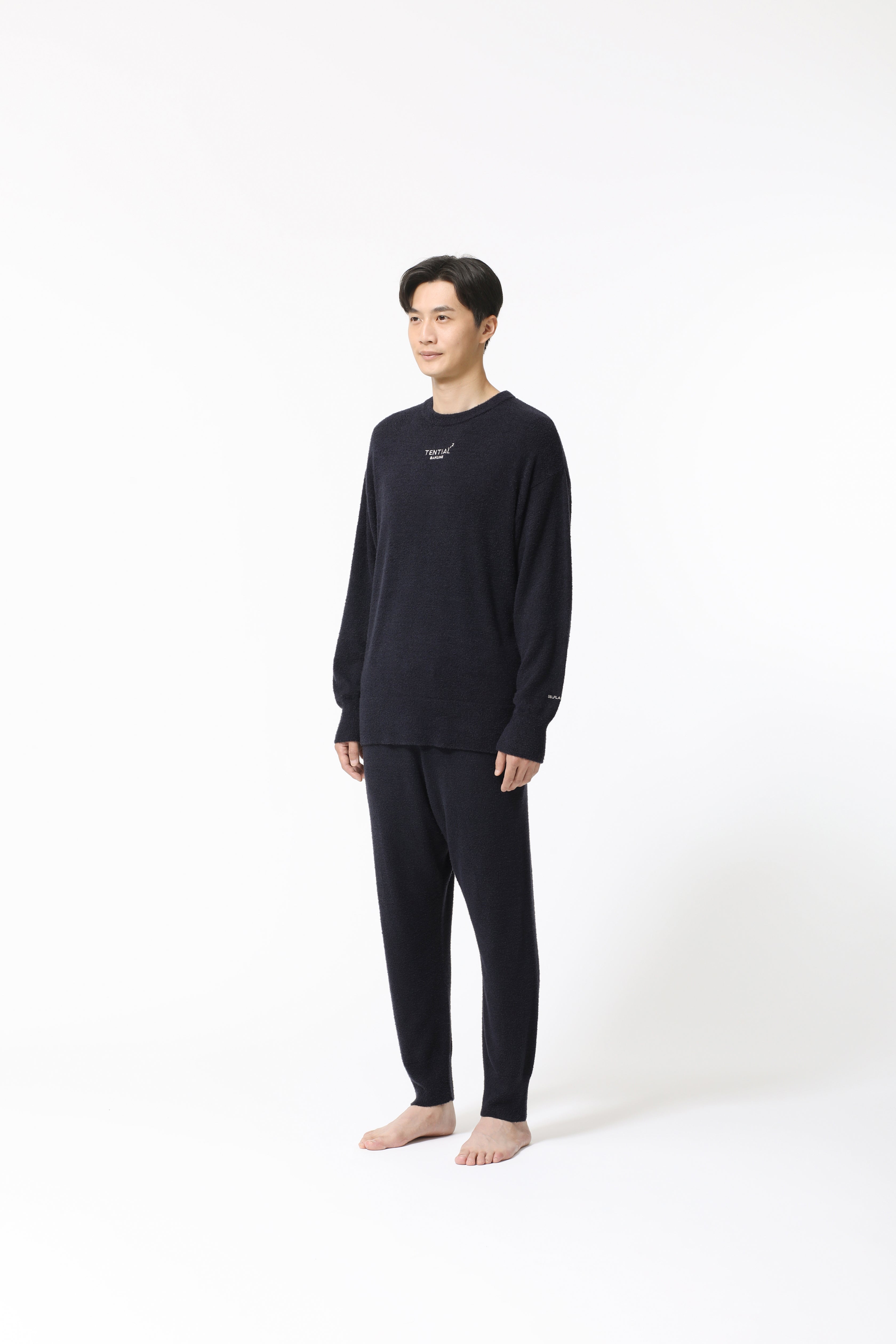 BAKUNE Soft Knit Long Sleeve Crew Neck / Long Pants