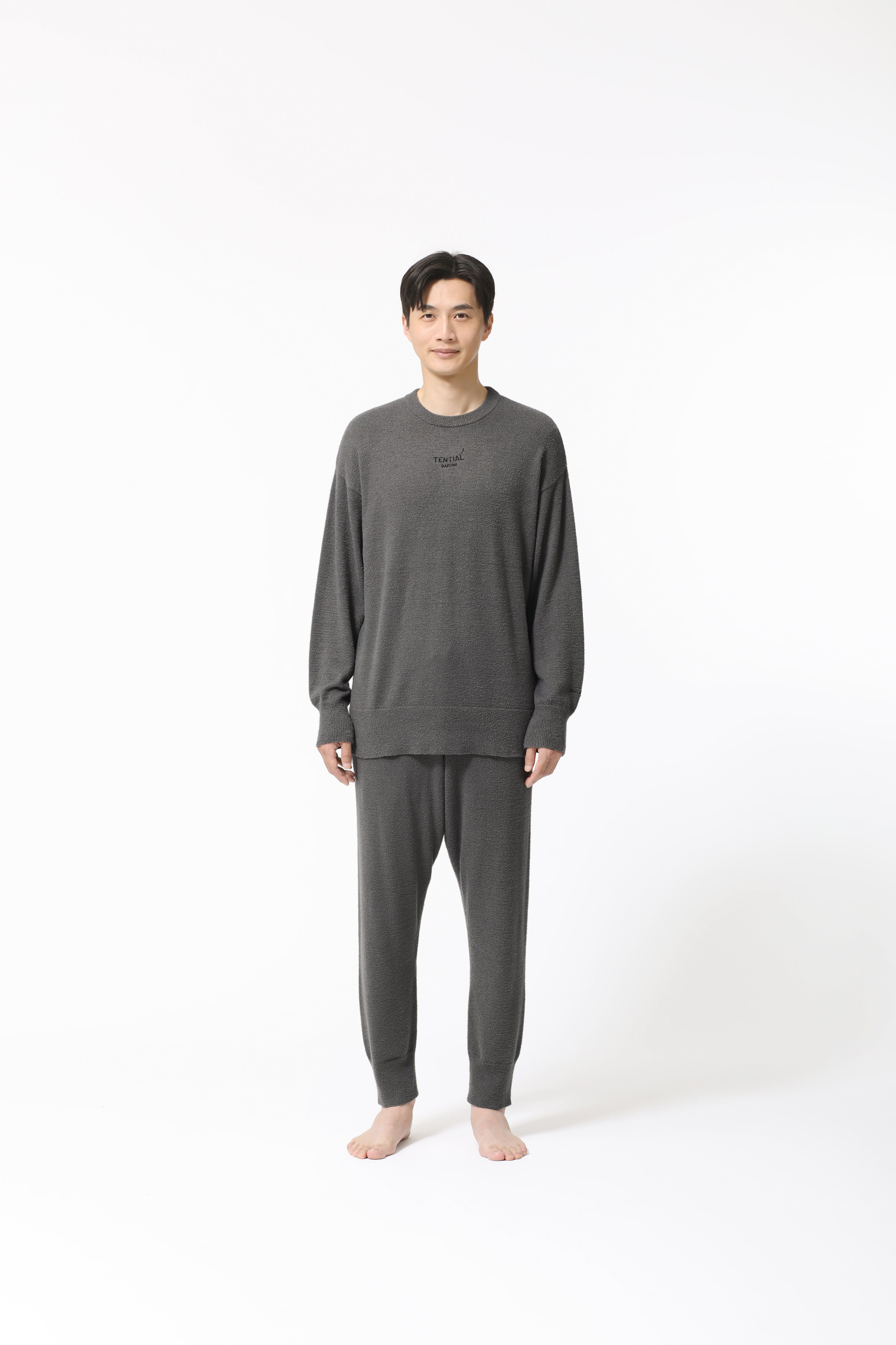BAKUNE Soft Knit Long Sleeve Crew Neck / Long Pants