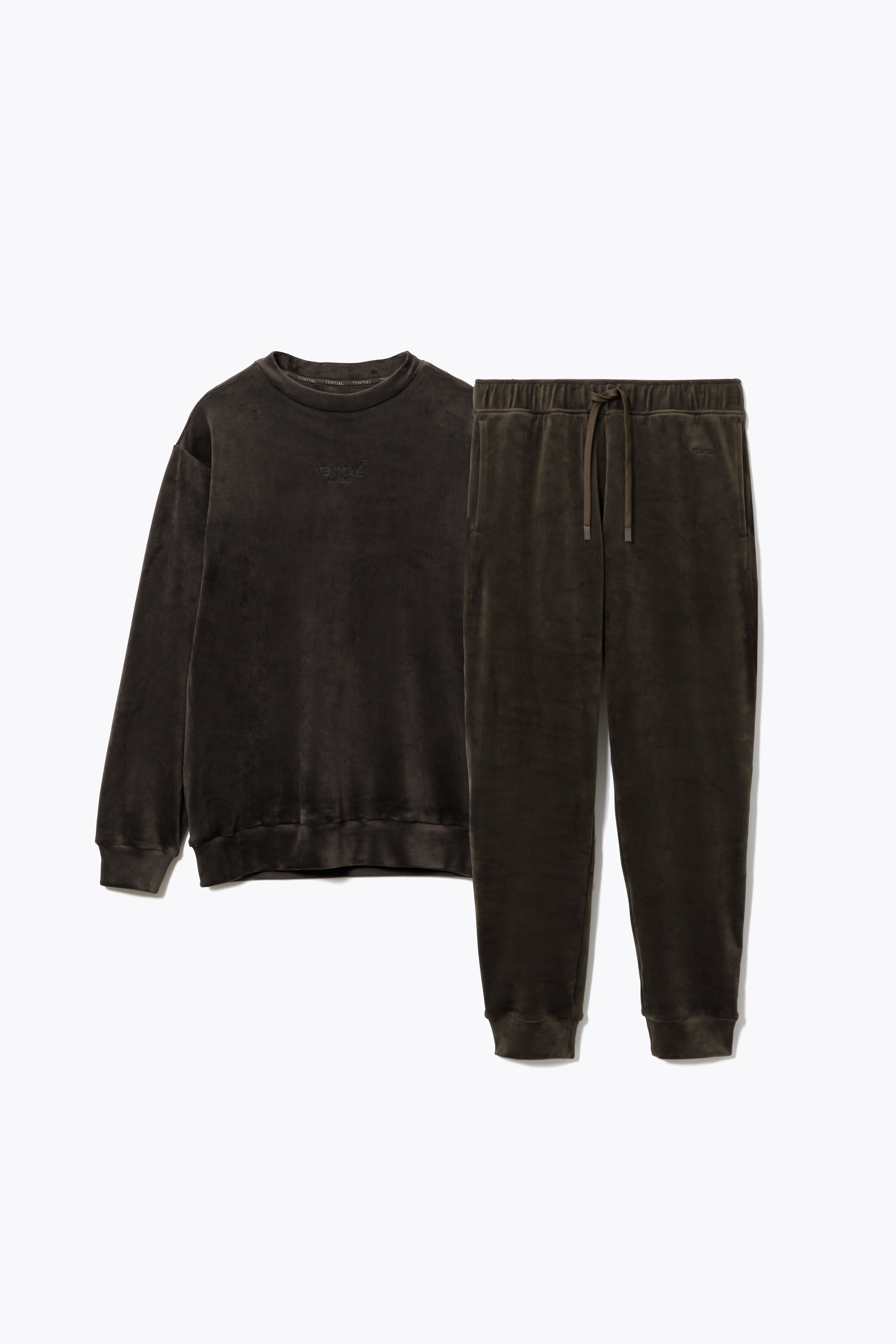 BAKUNE Velour Long Sleeve Crew Neck / Long Pants