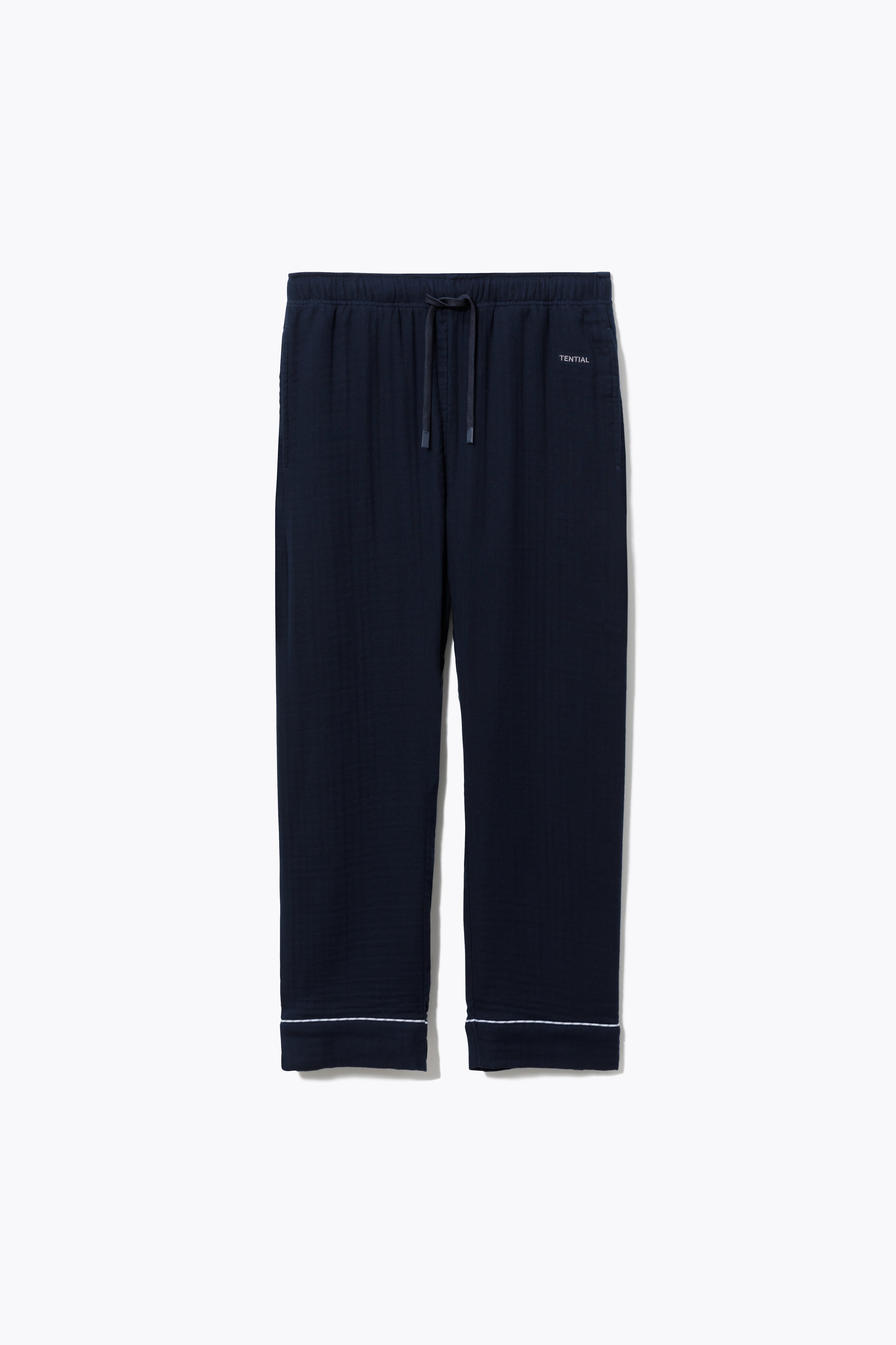 BAKUNE Pajamas Gauze Band Collar Long Setup