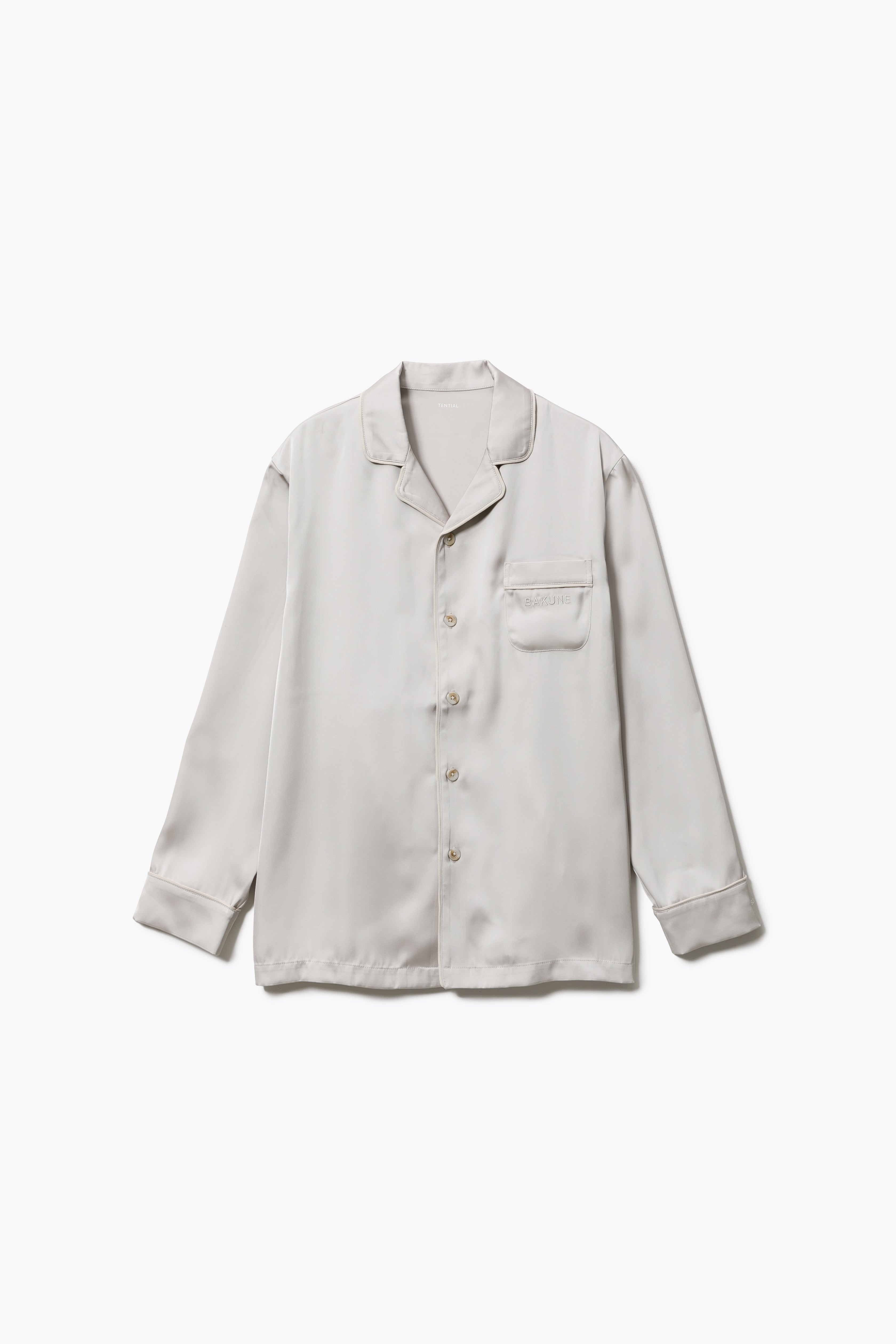 BAKUNE Pajamas Satin Long Sleeve Shirt / Long Pants