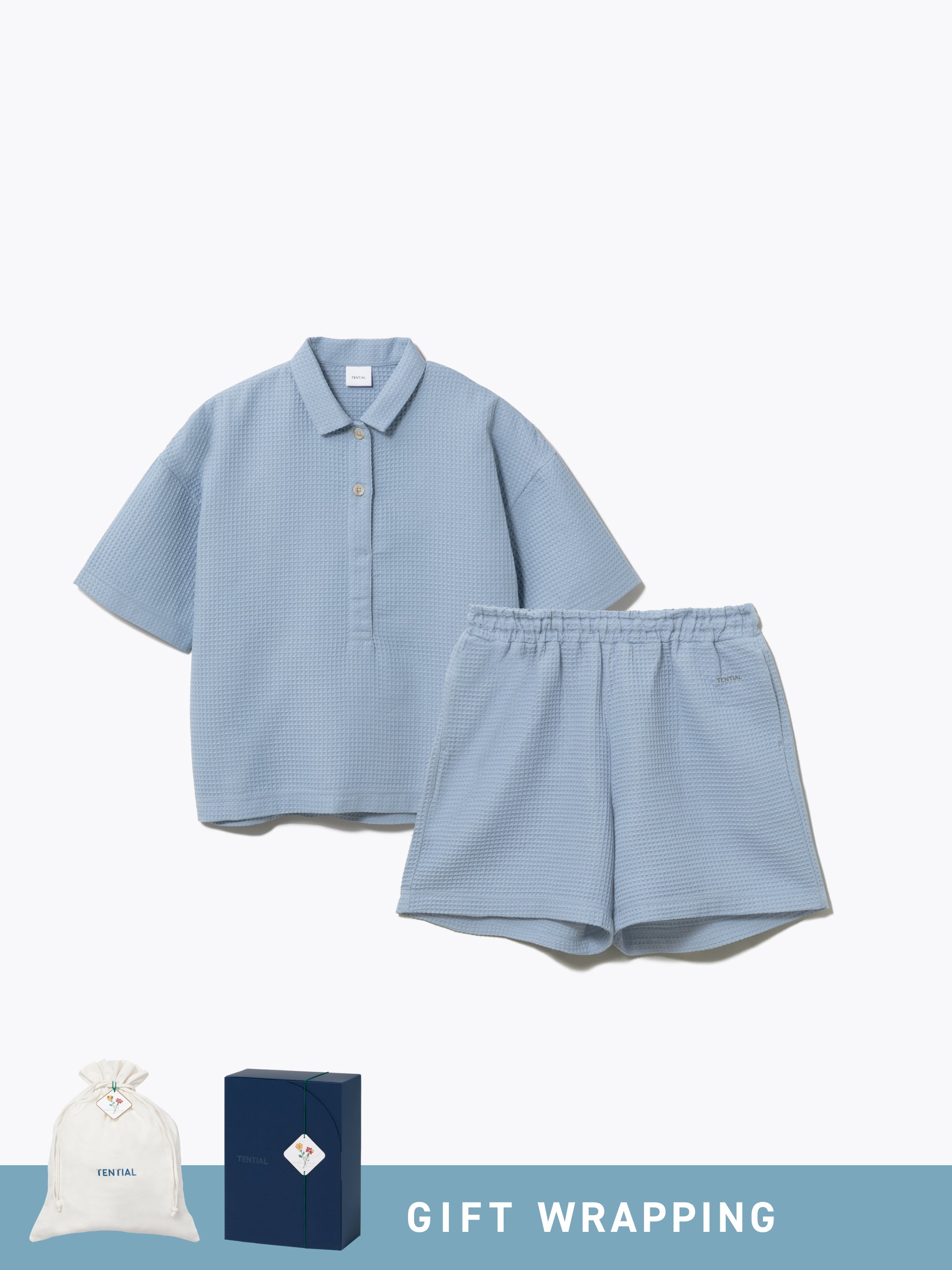 Gift Set - BAKUNE Waffle Women's Short Setup - TENTIAL