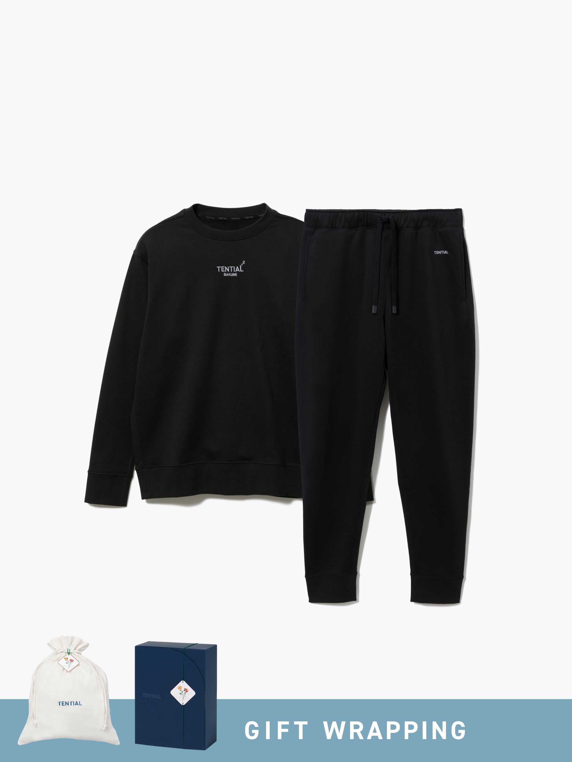 Gift Set - BAKUNE Warm Long Setup (Crew Neck) - TENTIAL