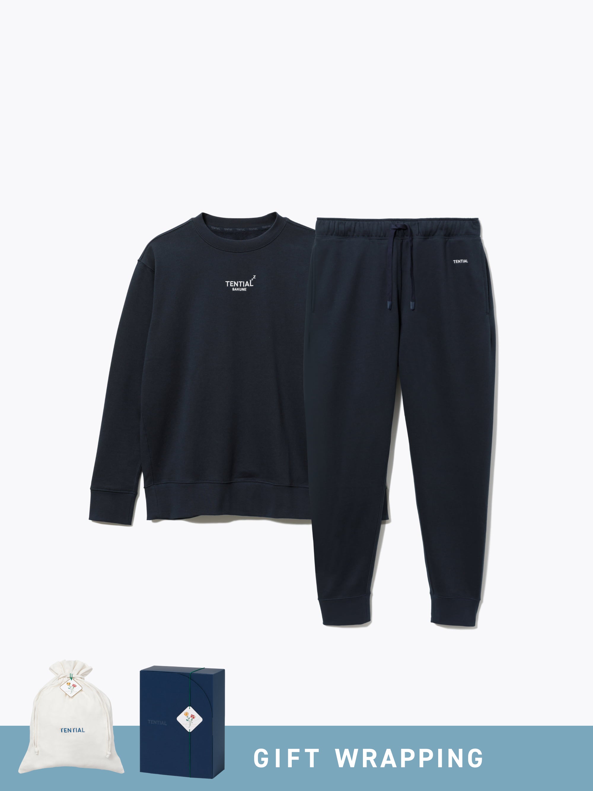 Gift Set - BAKUNE Warm Long Setup (Crew Neck) - TENTIAL