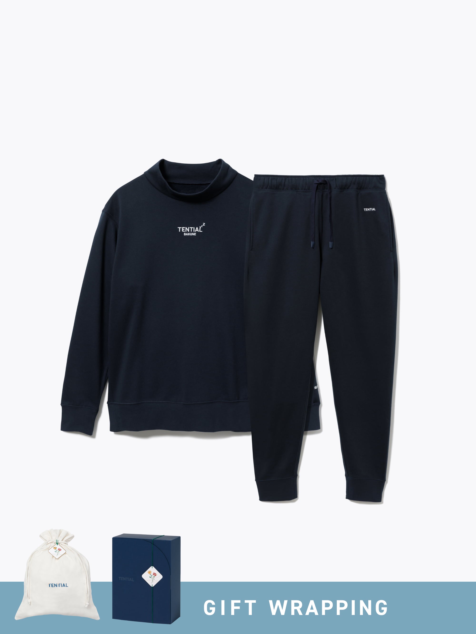 Gift Set - BAKUNE Warm Long Setup (Mock Neck) - TENTIAL