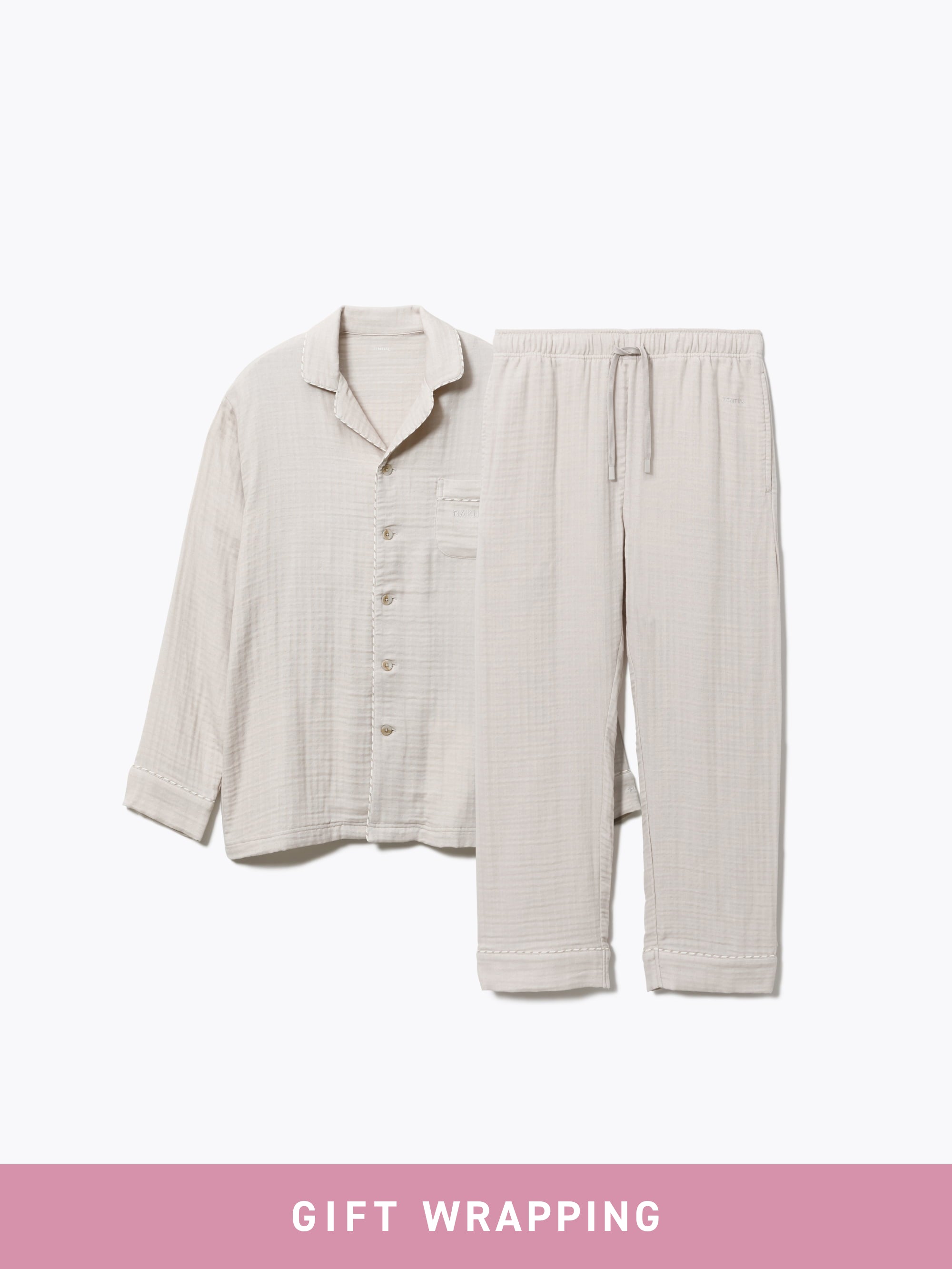 Gift Set - BAKUNE Pajamas Gauze Long Setup - TENTIAL