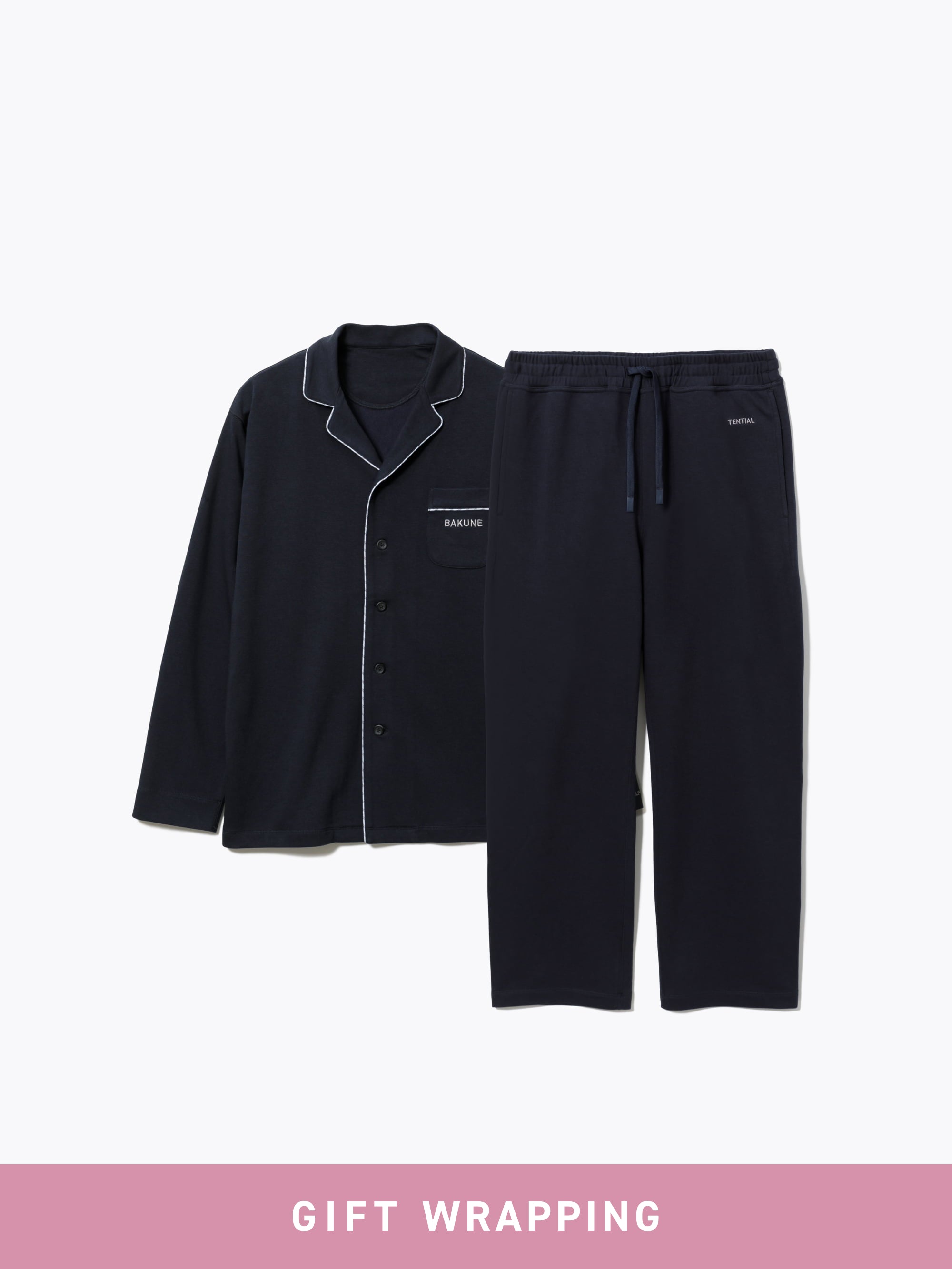 Gift Set - BAKUNE Pajamas Sweat Long Setup - TENTIAL