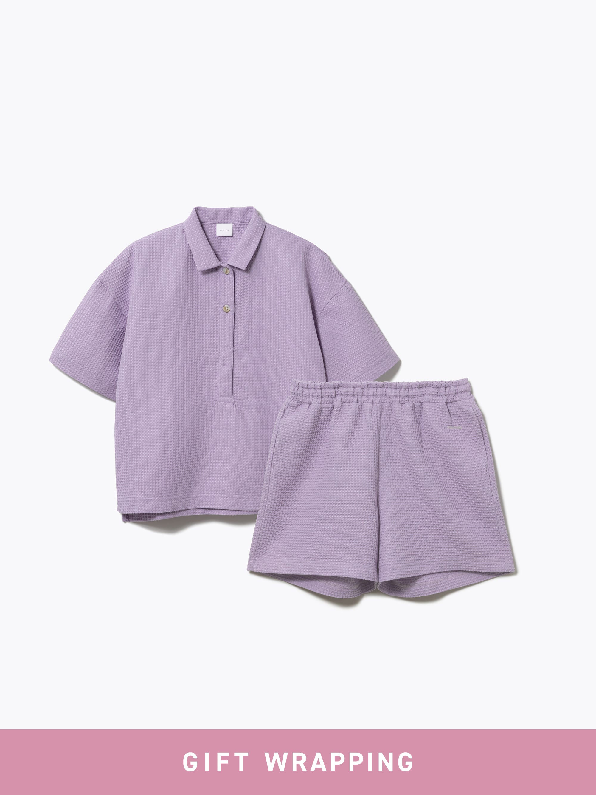 Gift Set - BAKUNE Waffle Women's Short Setup - TENTIAL