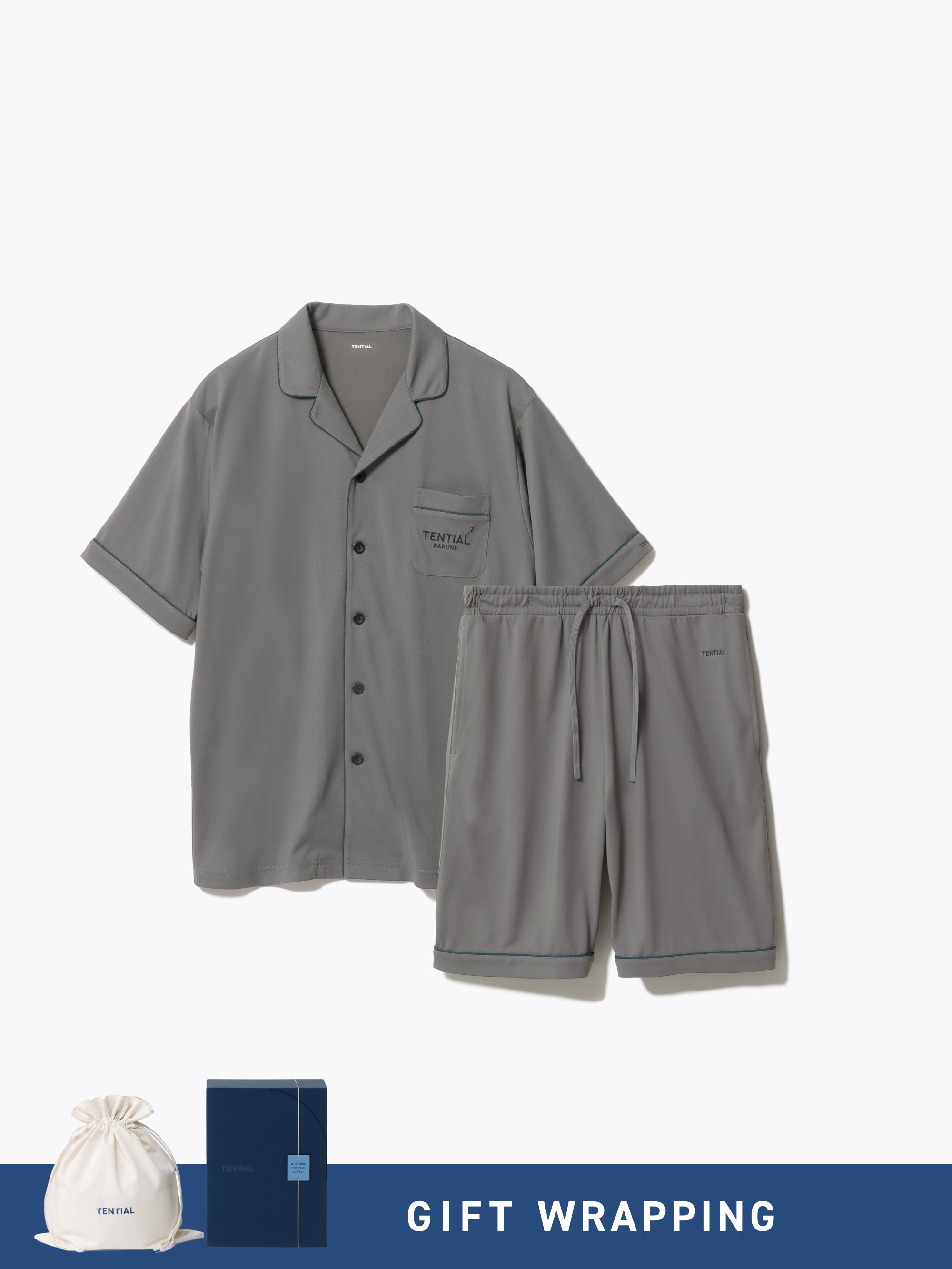 Gift Set - BAKUNE Pajamas Dry Short Setup - TENTIAL