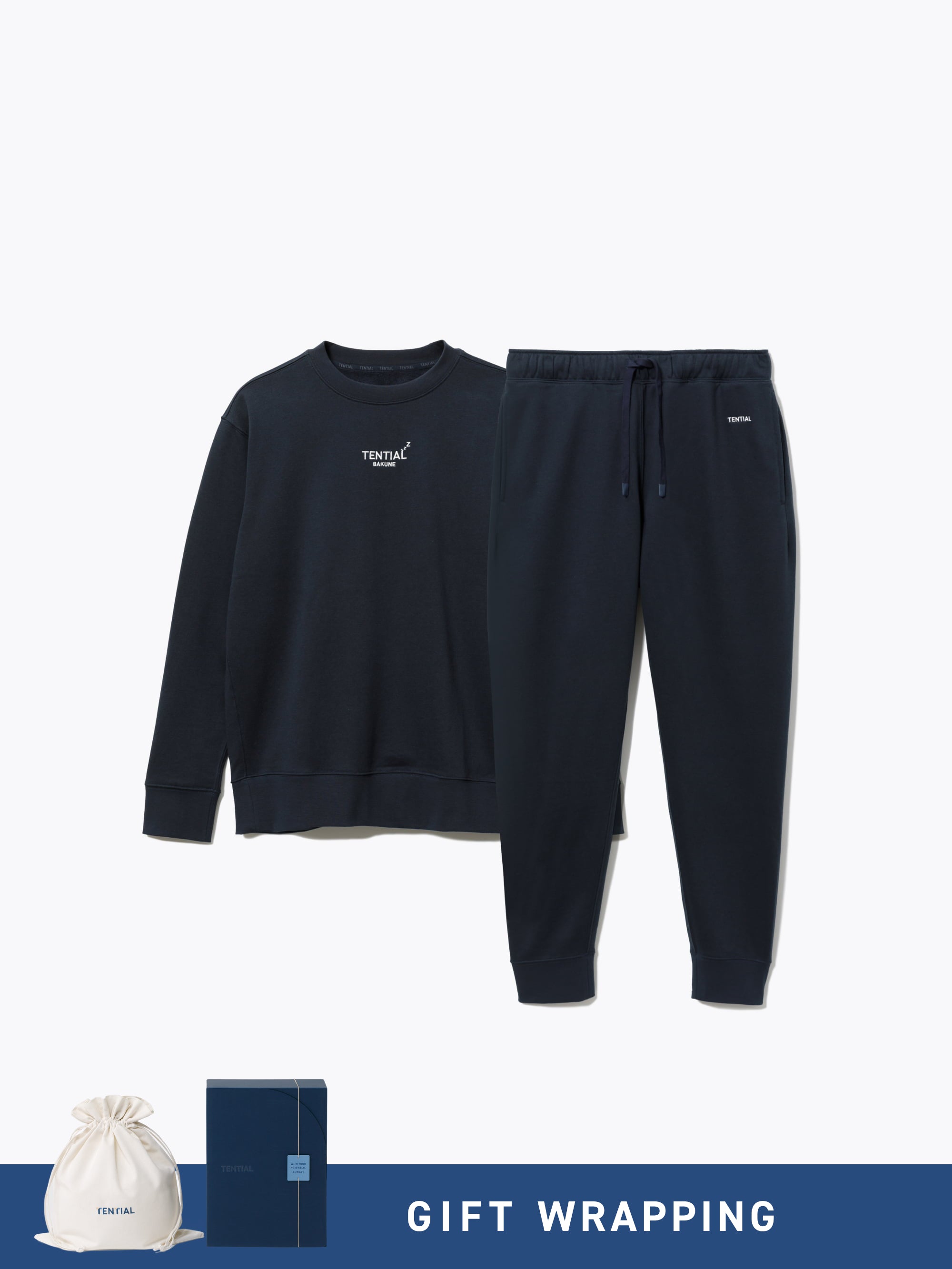 Gift Set - BAKUNE Warm Long Setup (Crew Neck) - TENTIAL