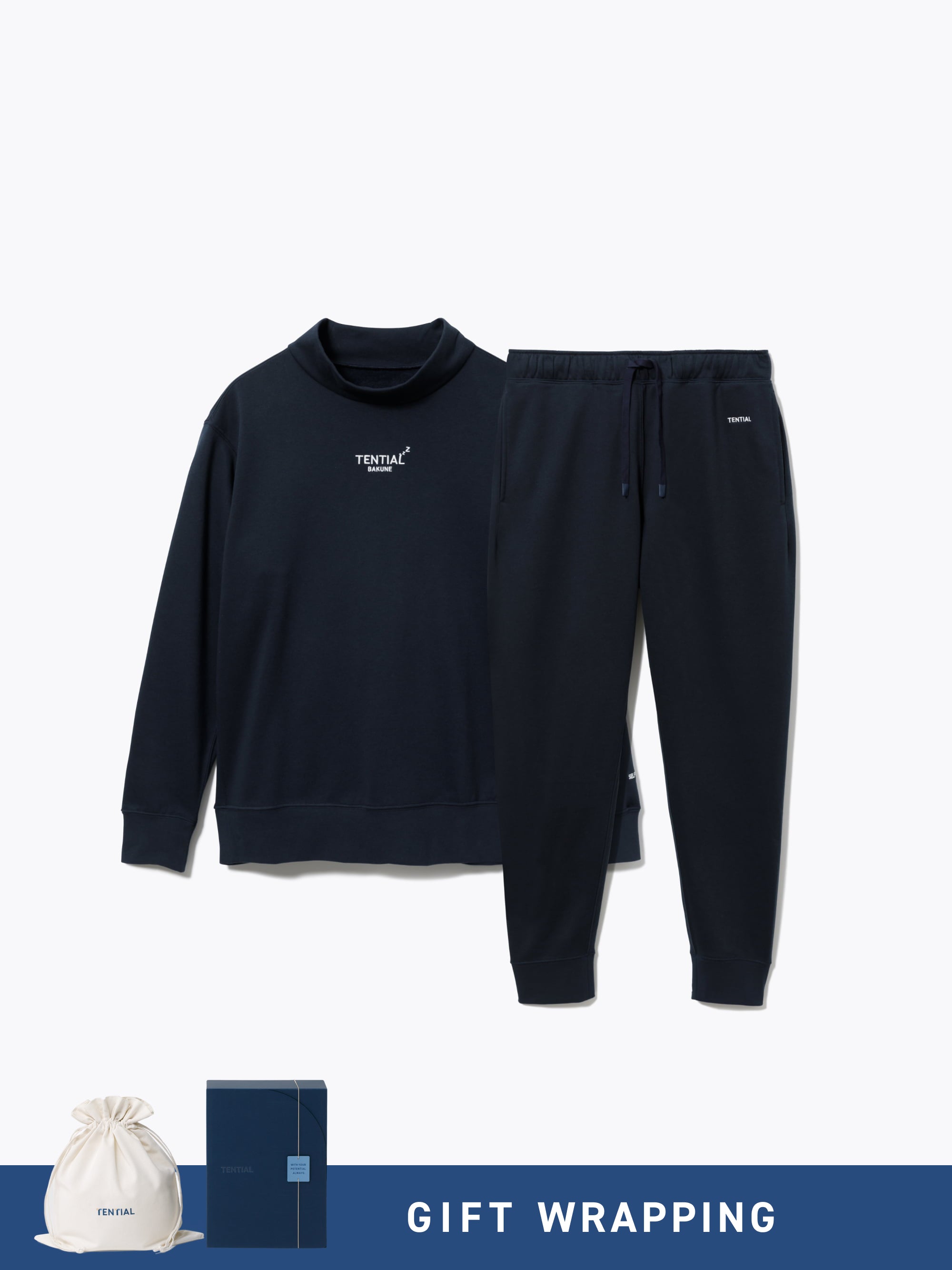 Gift Set - BAKUNE Warm Long Setup (Mock Neck) - TENTIAL