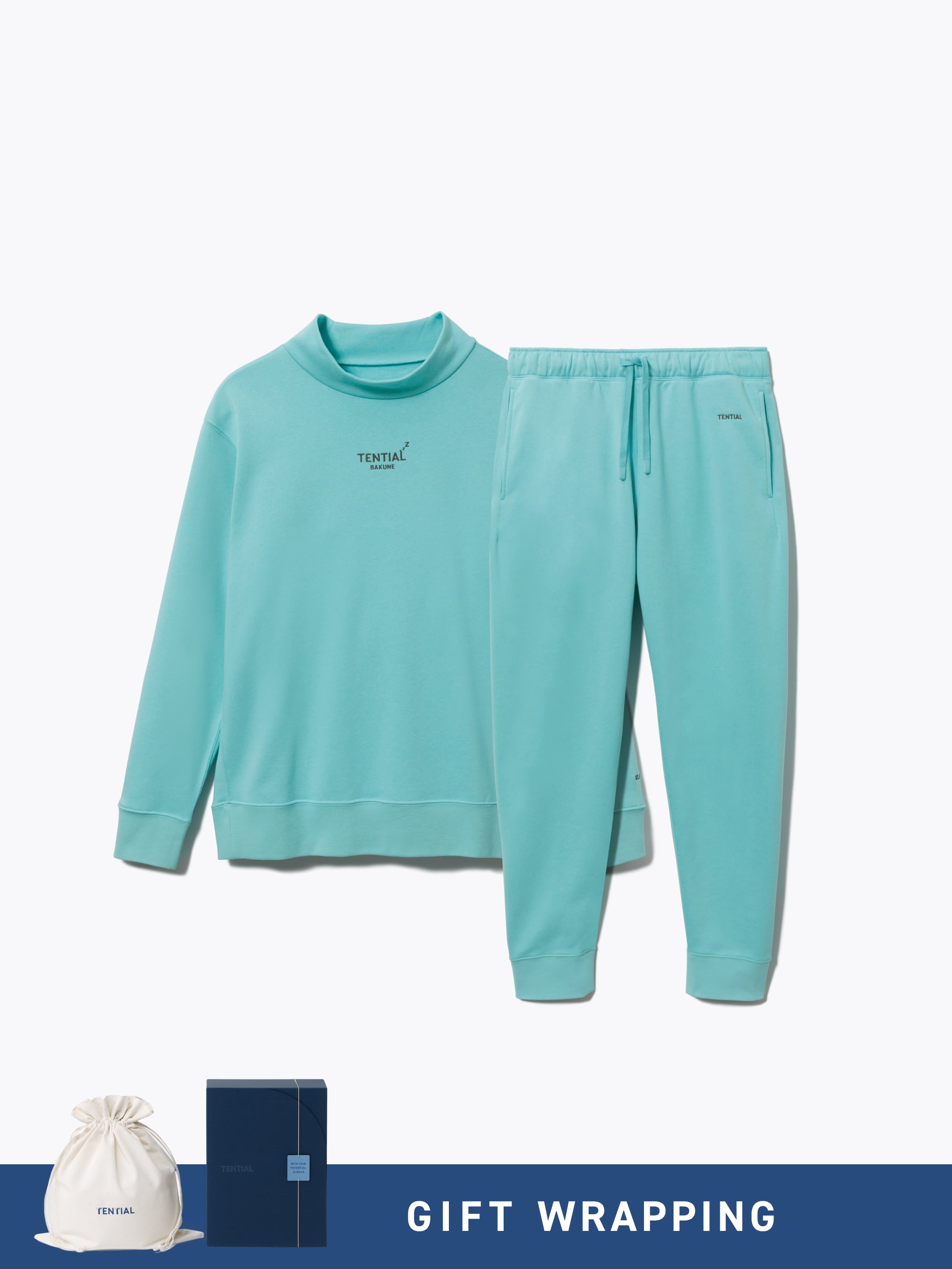 Gift Set - BAKUNE Warm Long Setup (Mock Neck) - TENTIAL