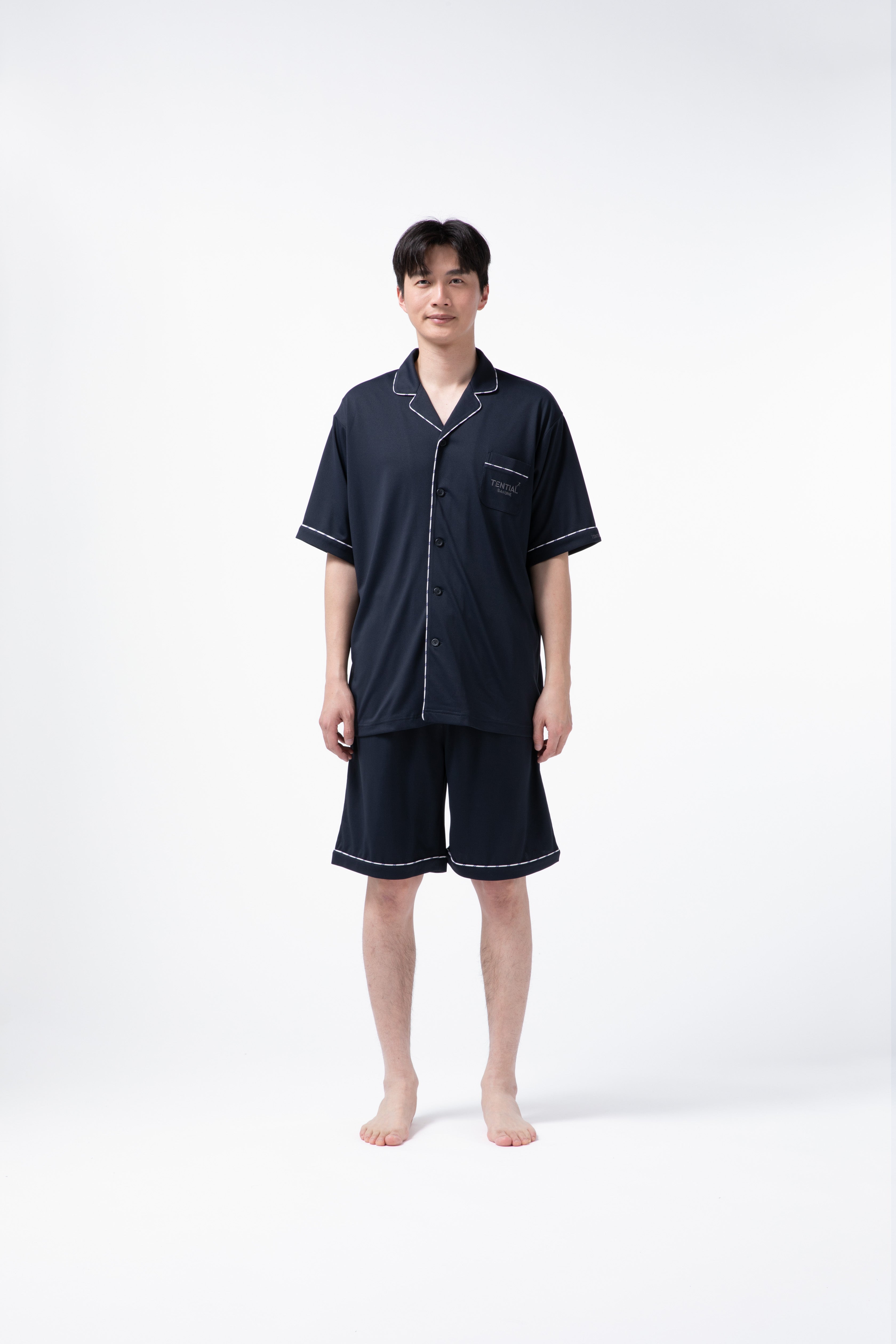 BAKUNE Pajamas Dry Short Sleeve Shirt / Short Pants
