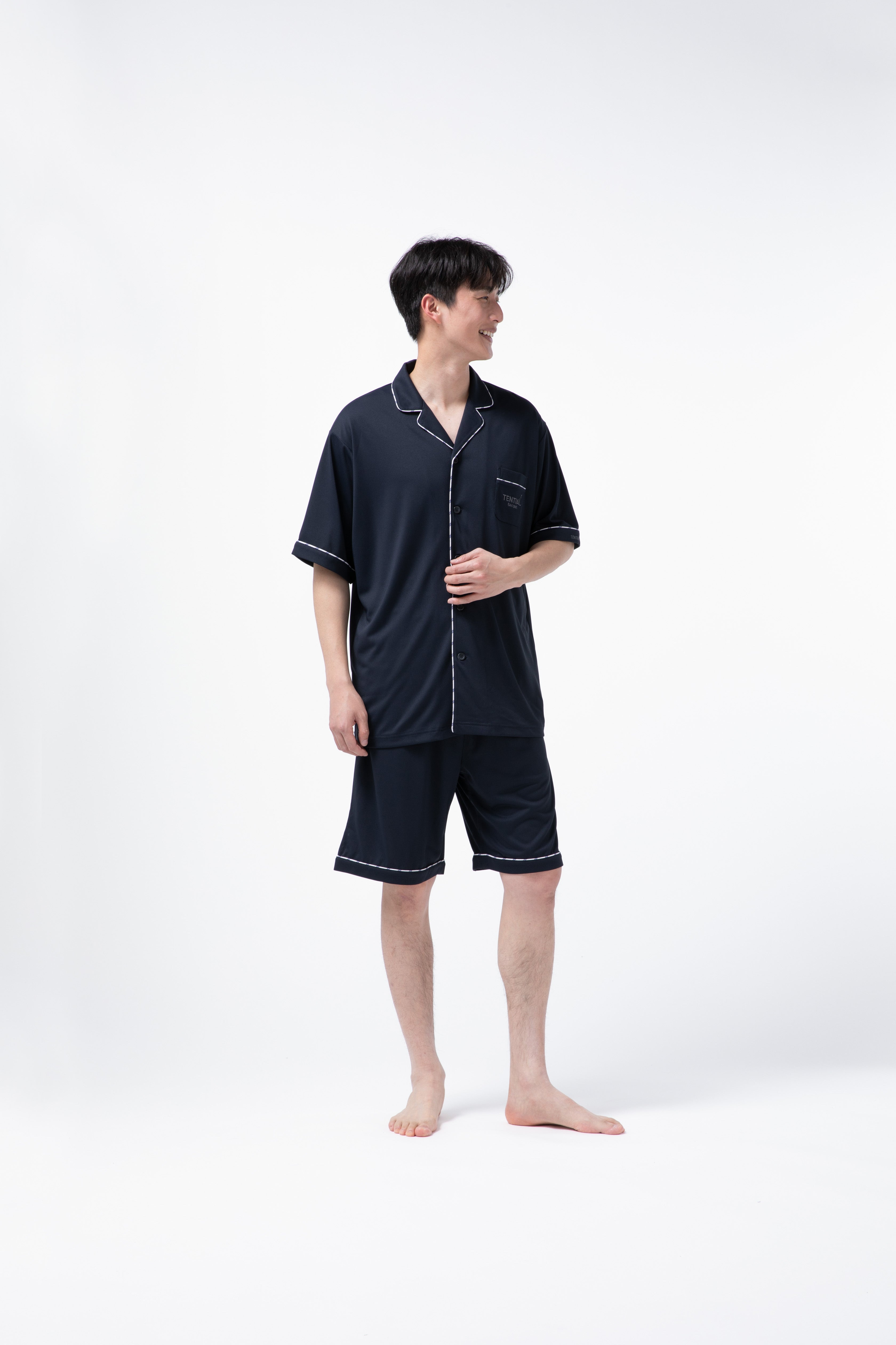 BAKUNE Pajamas Dry Short Sleeve Shirt / Short Pants