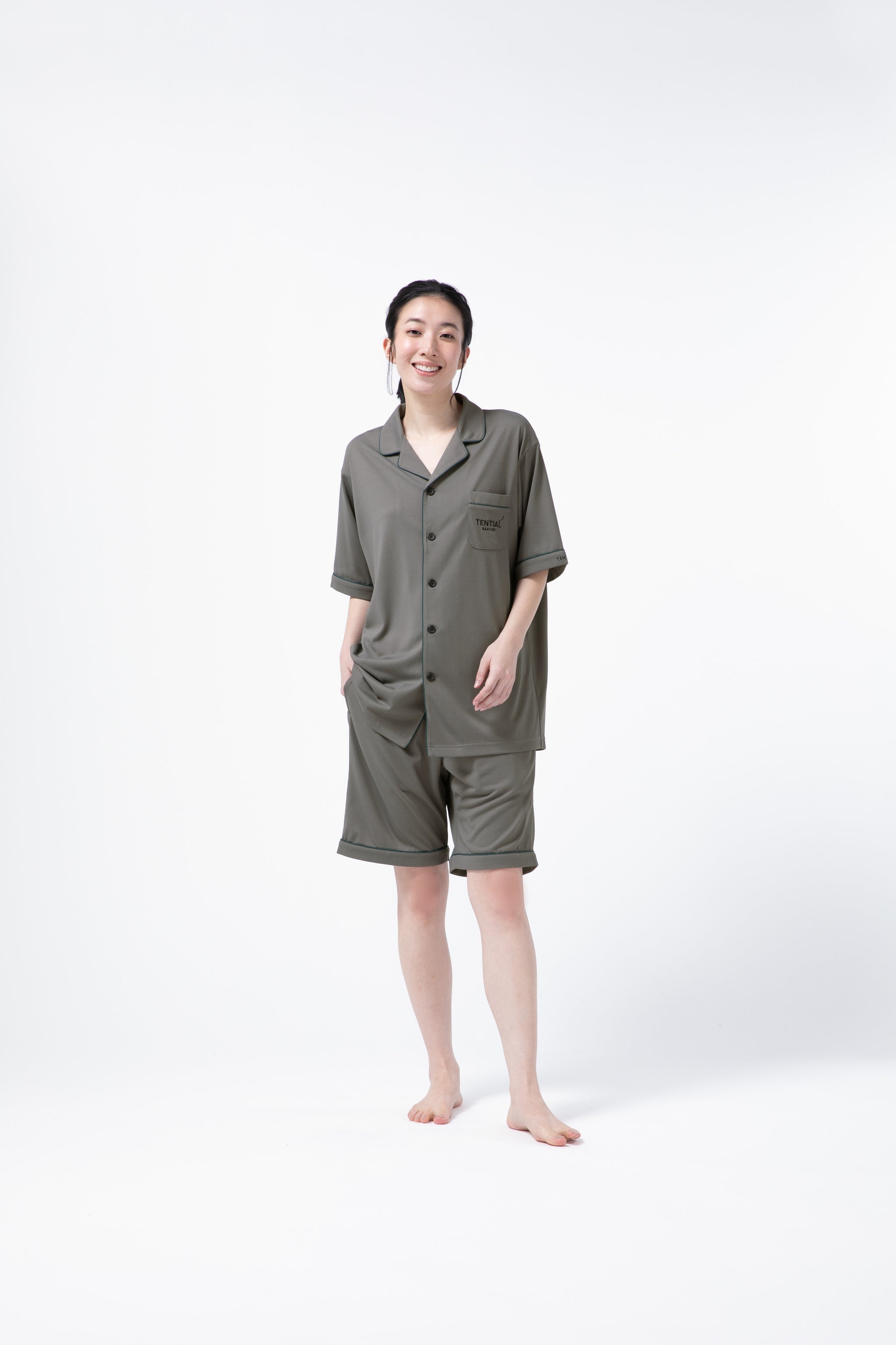 BAKUNE Pajamas Dry Short Setup - TENTIAL