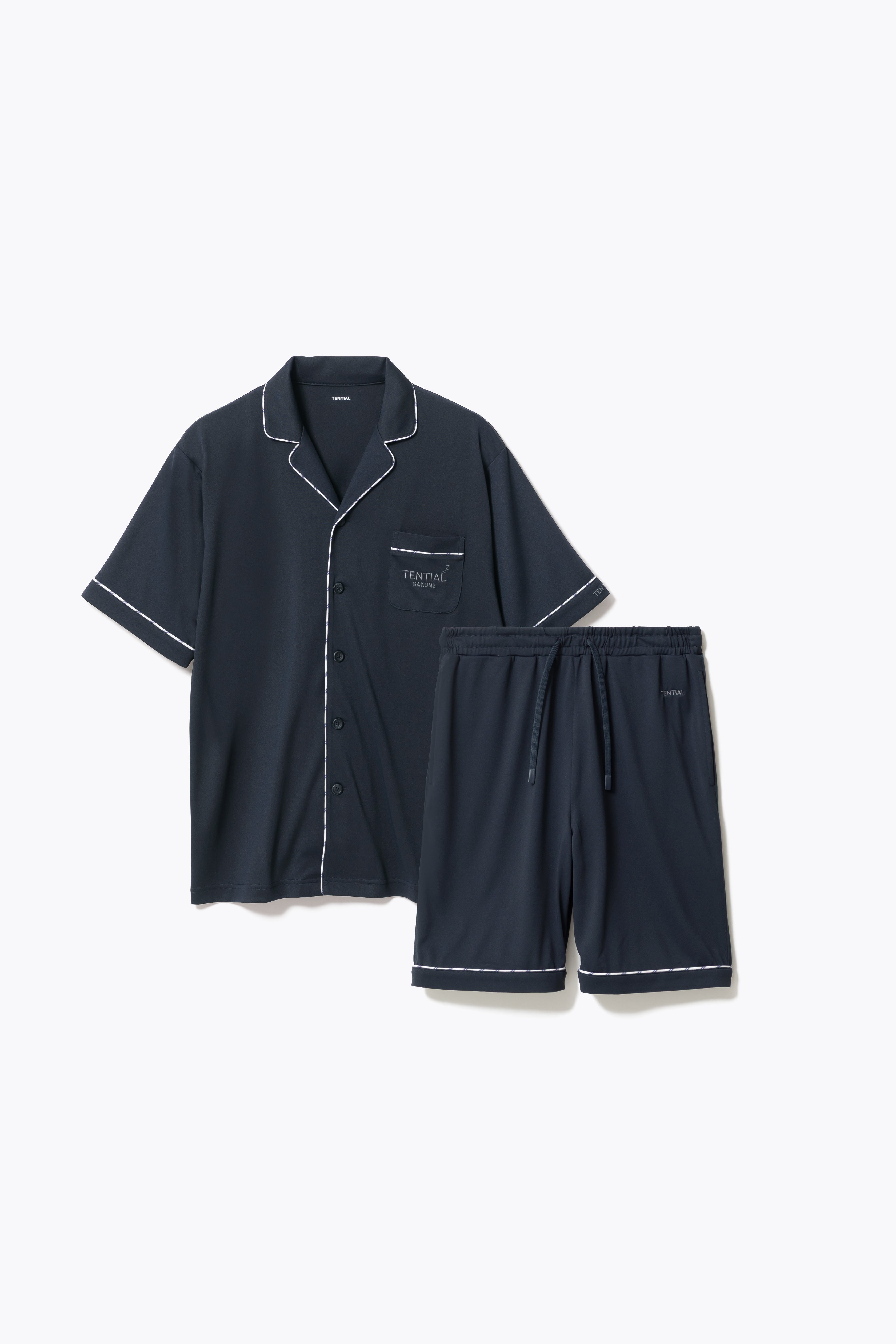 BAKUNE Pajamas Dry Short Sleeve Shirt / Short Pants
