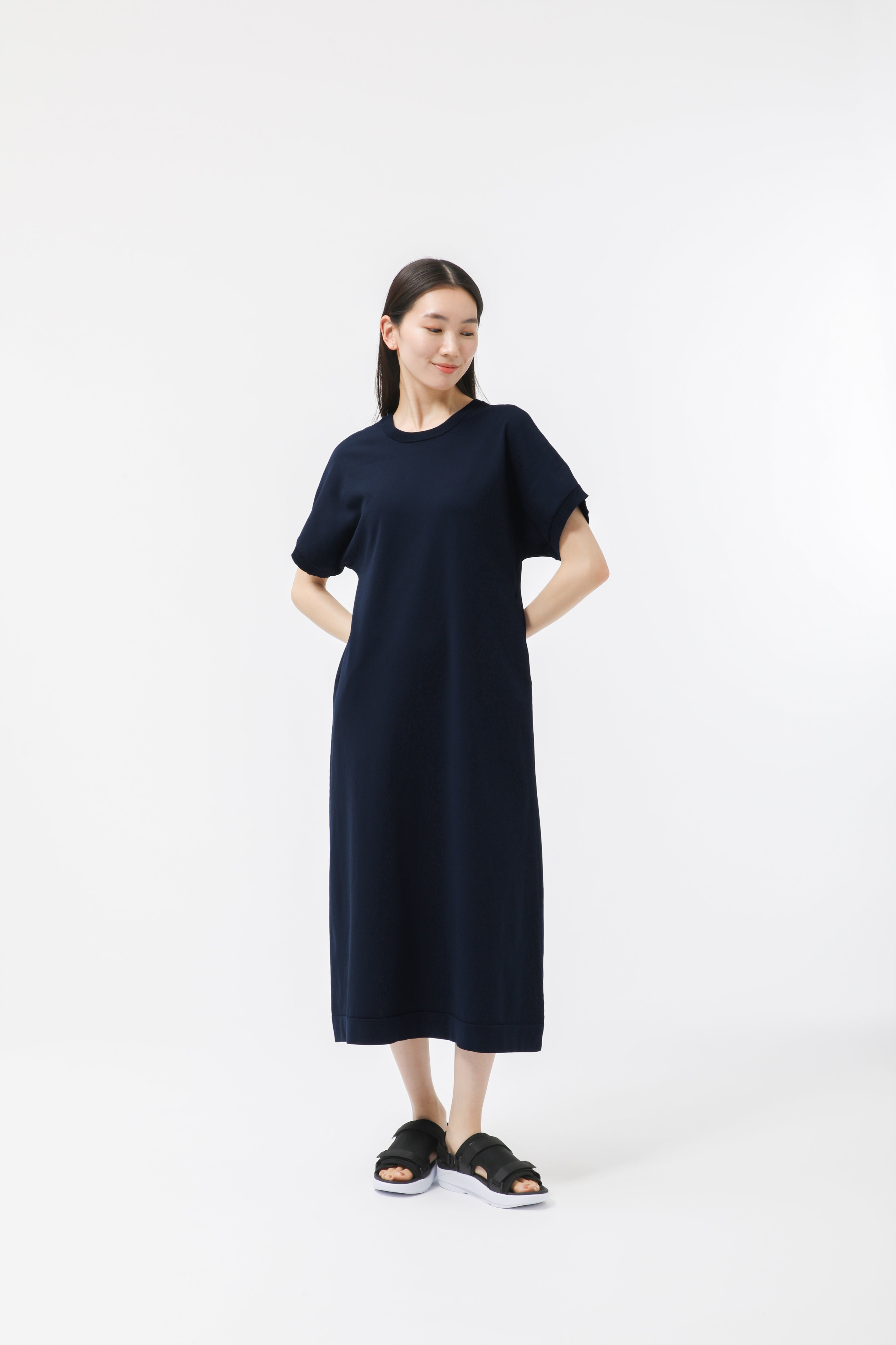 MIGARU Light Knit Women's Short Sleeve Tunic