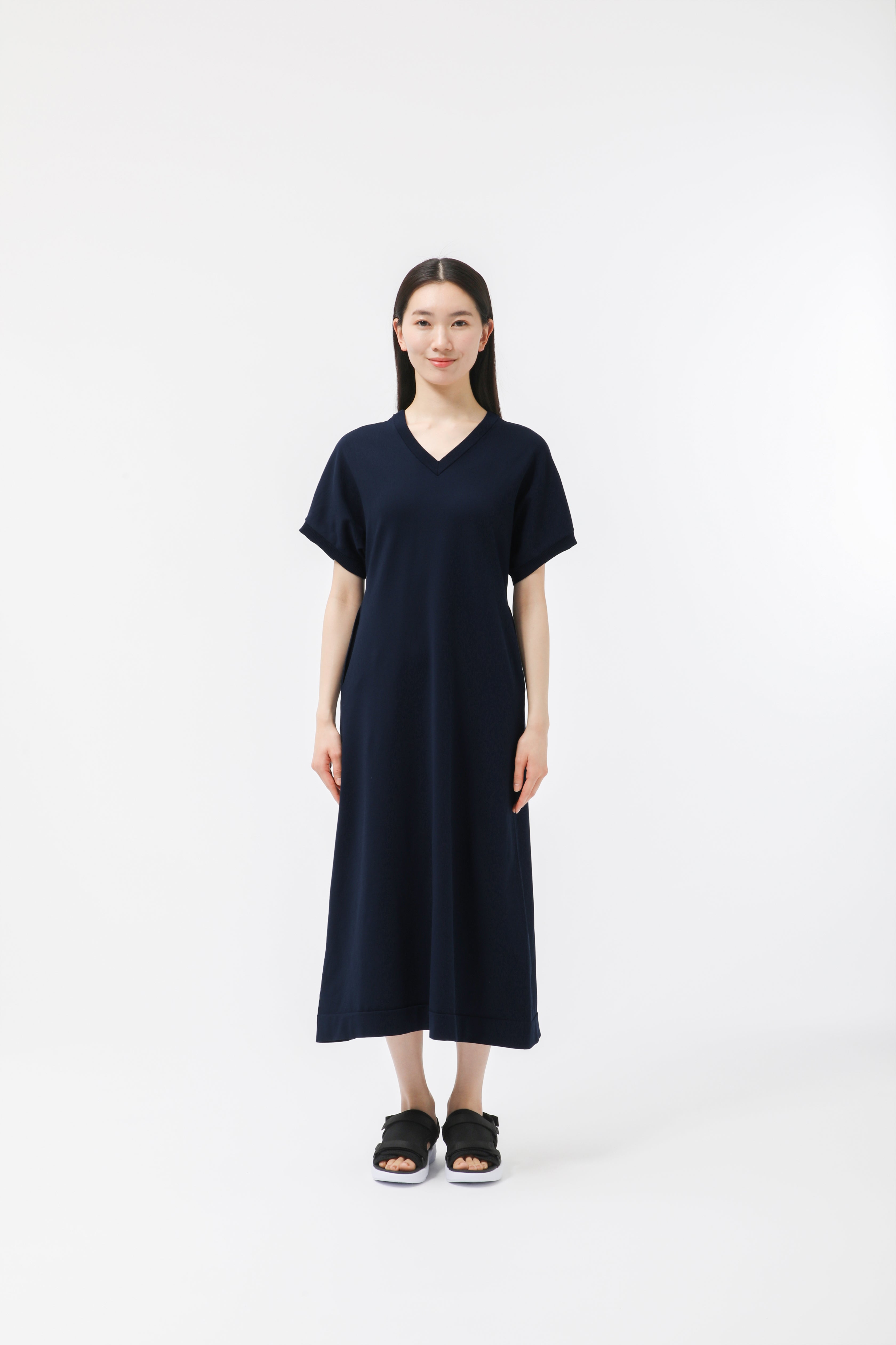 MIGARU Light Knit Women's Short Sleeve Tunic