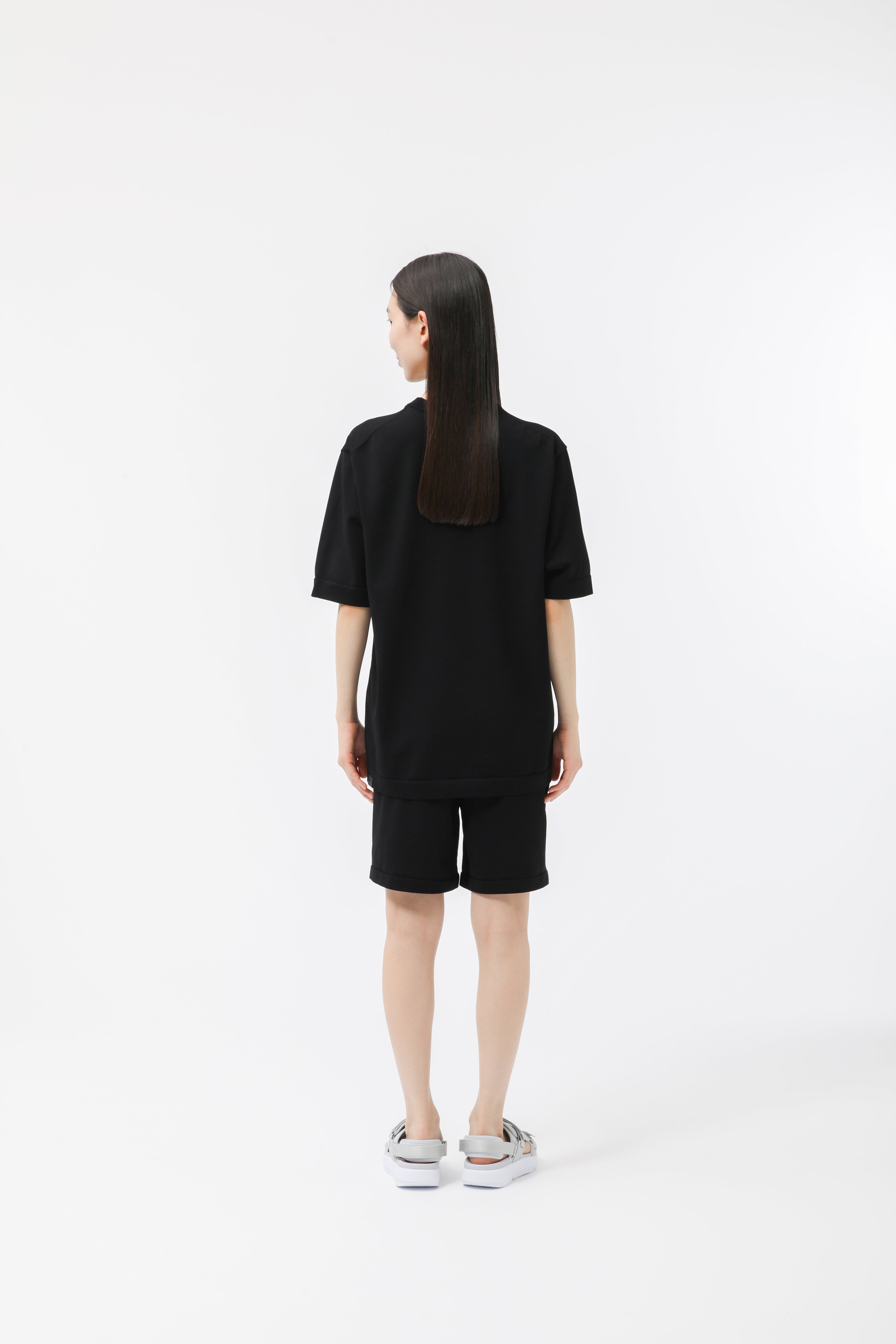 MIGARU Light Knit Short Sleeve T-Shirt / Short Pants