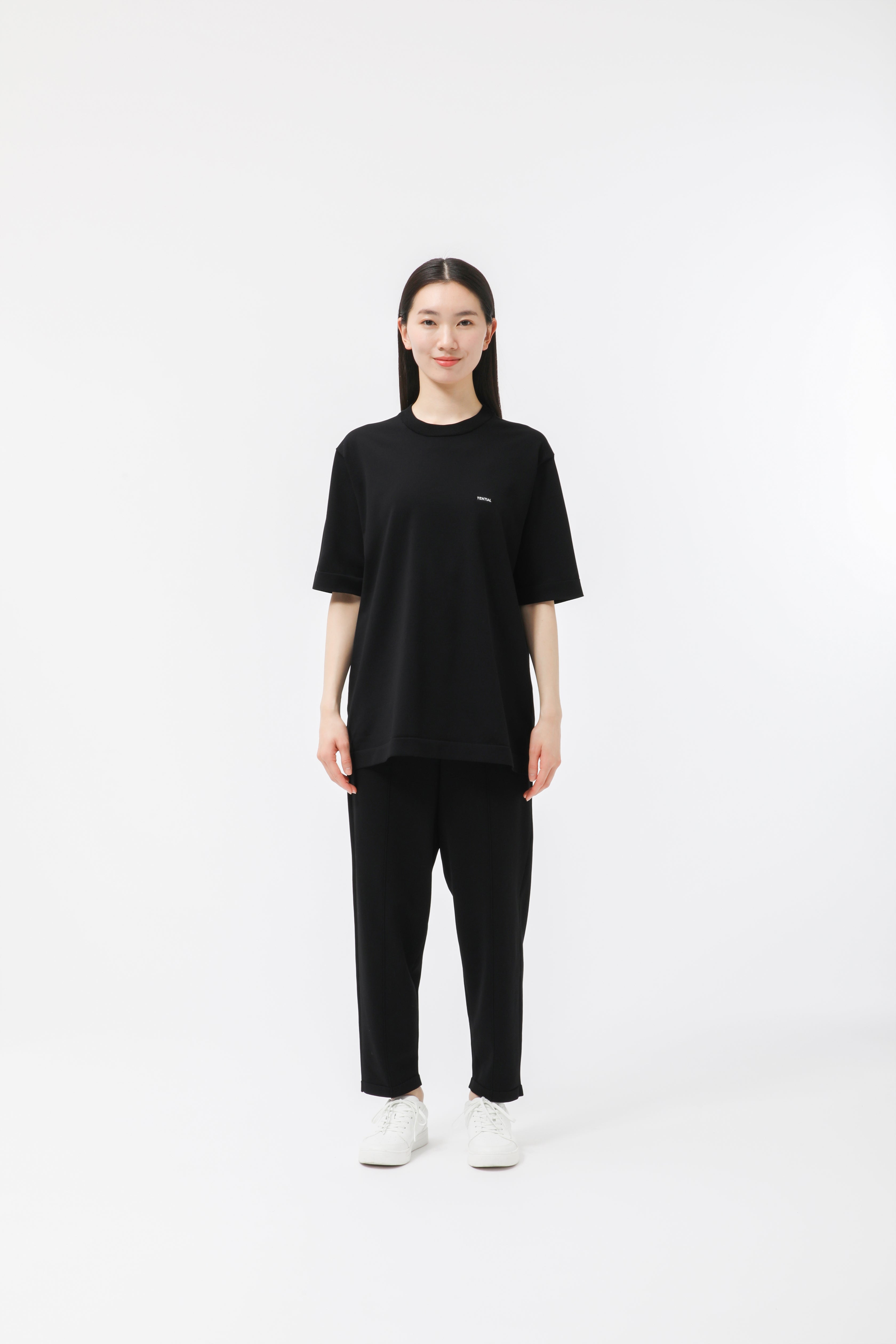 MIGARU Light Knit Short Sleeve T-Shirt / Long Pants