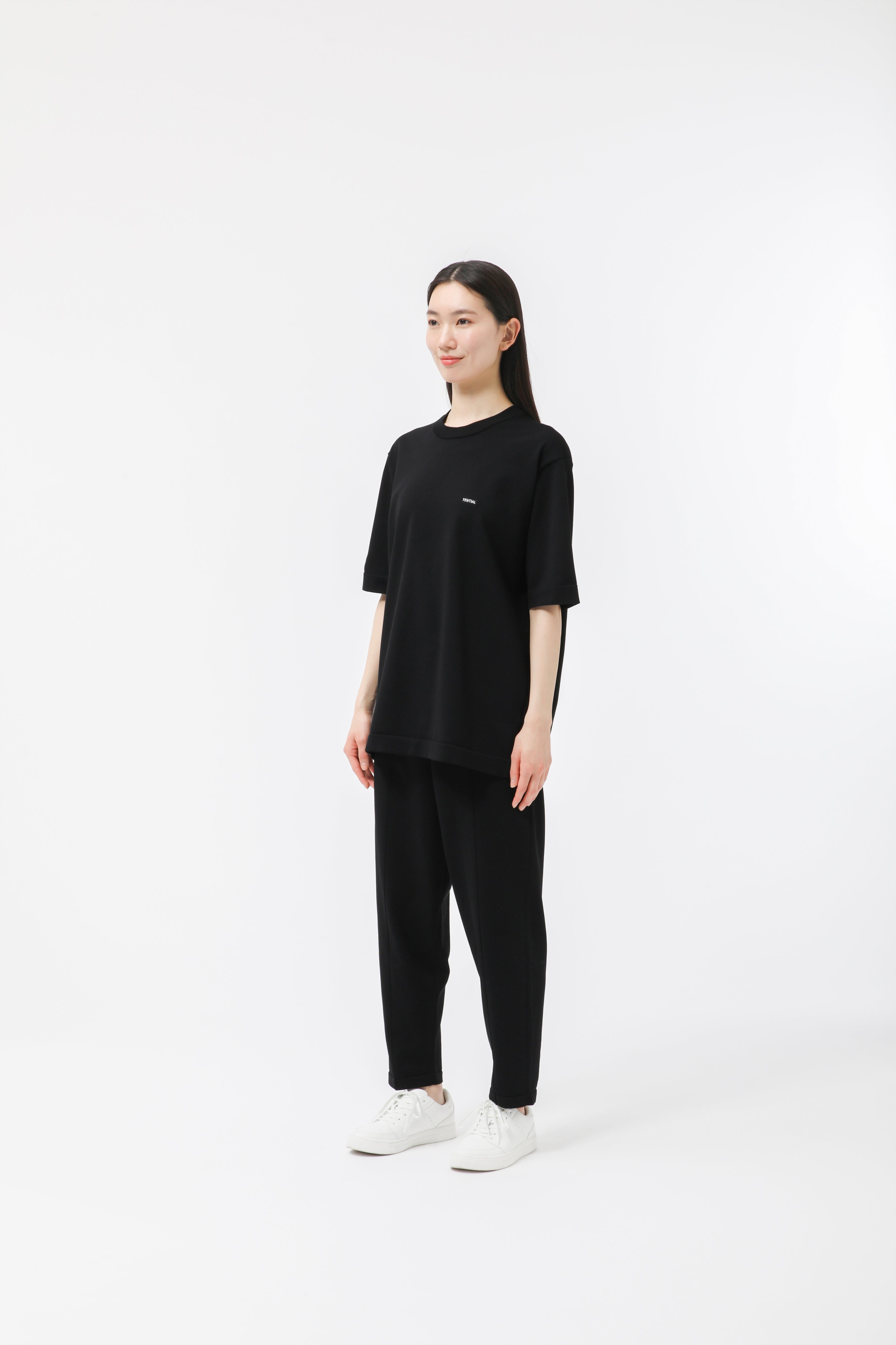 MIGARU Light Knit Short Sleeve T-Shirt / Long Pants